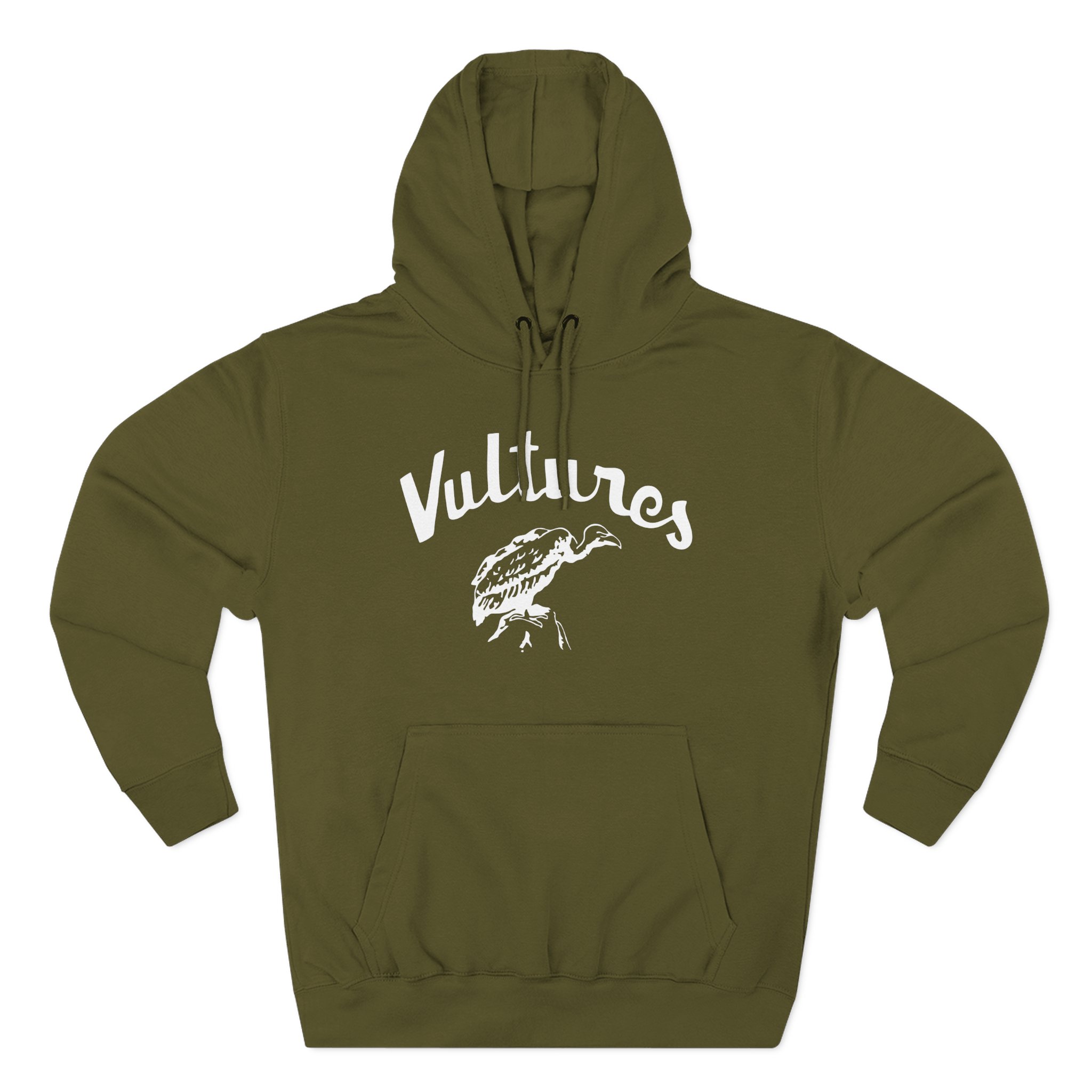 Vultures Three-Panel Fleece Hoodie