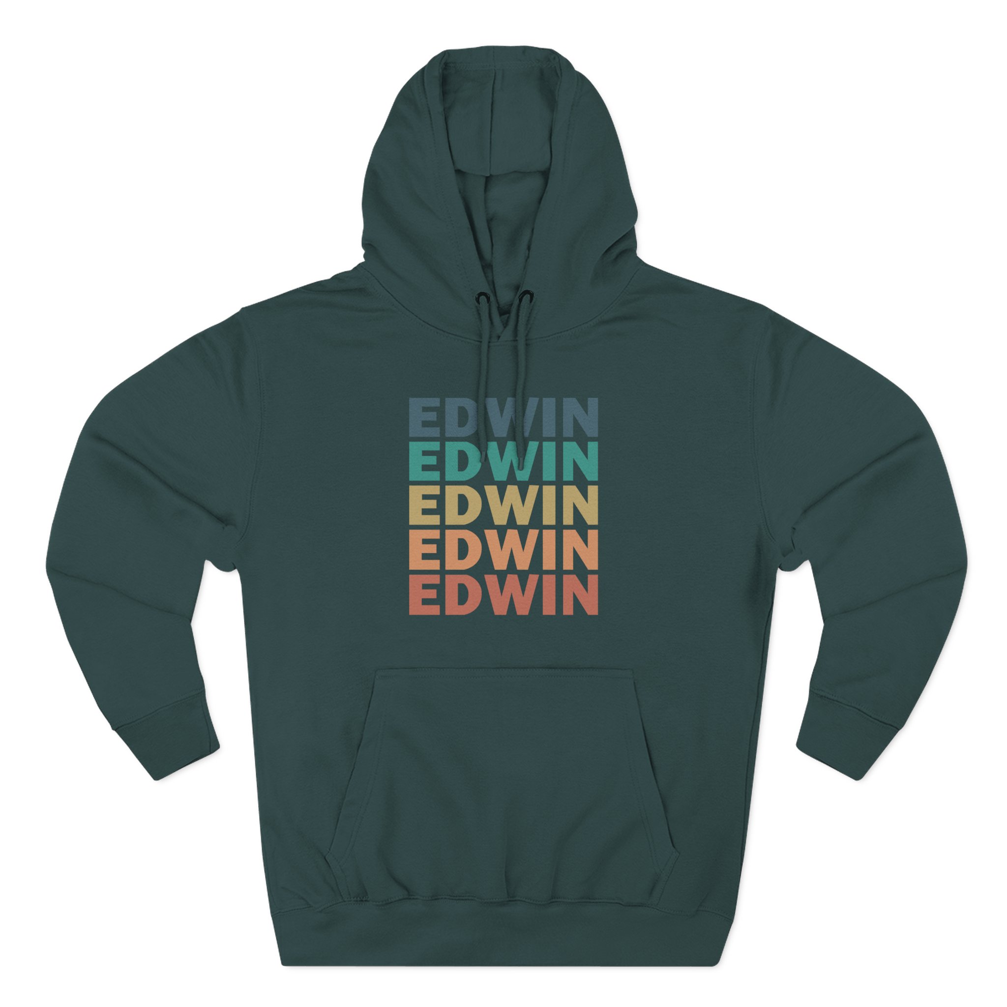 Edwin Rosen Retro Three-Panel Fleece Hoodie