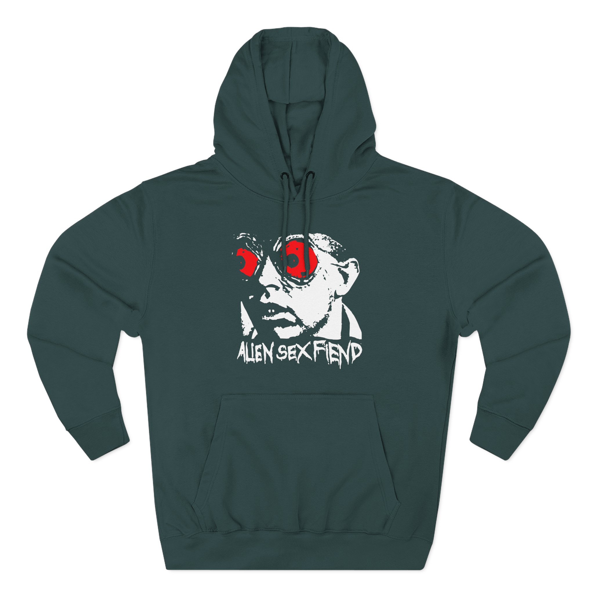 Alien Sex Fiend Acid Bath Three-Panel Fleece Hoodie