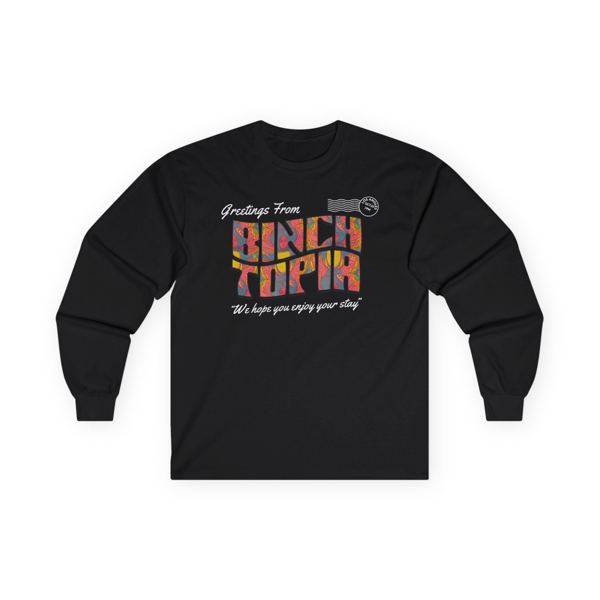 Binchtopia Postcard Unisex Ultra Cotton Long Sleeve Tee