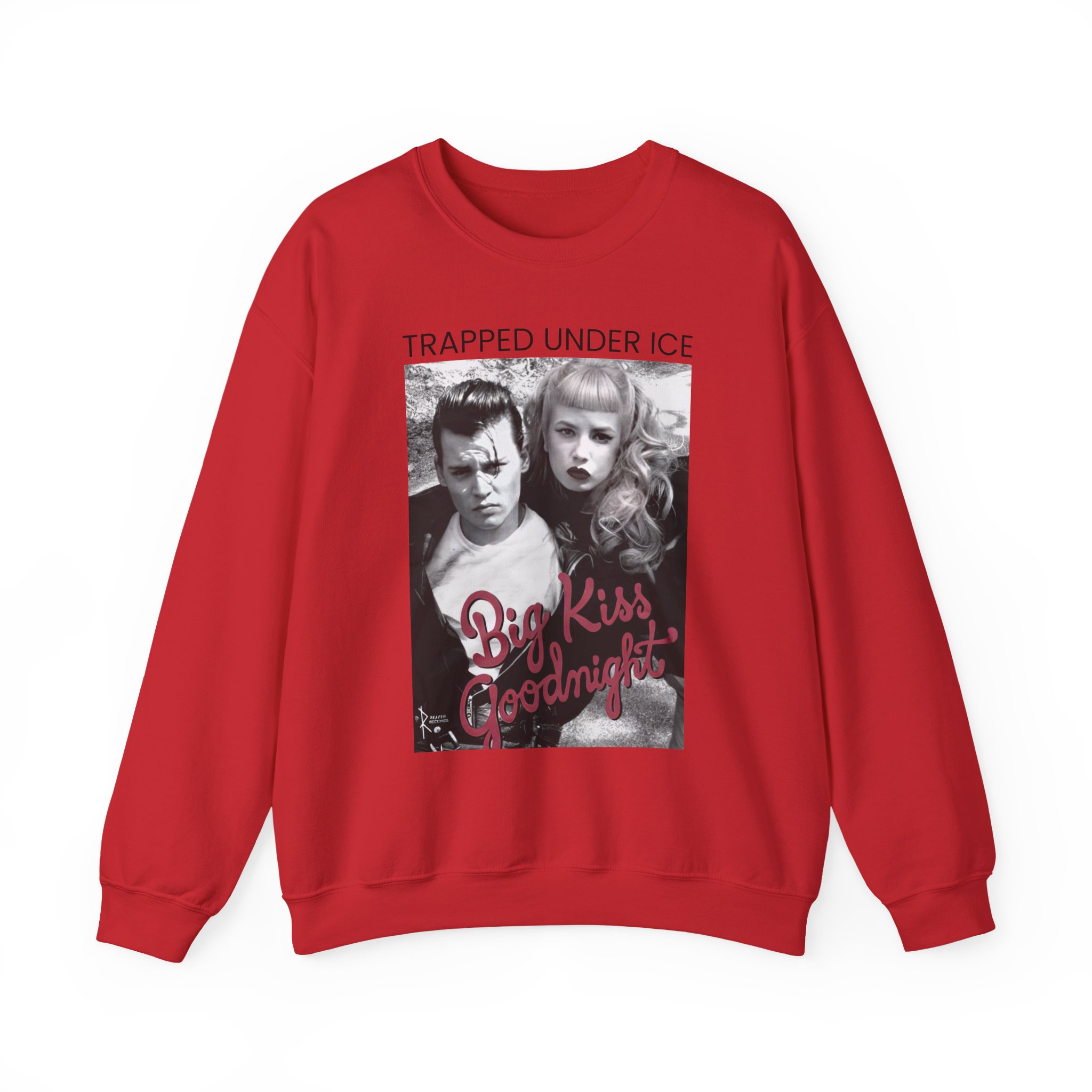 Trapped Under Ice Big Kiss Goodnight Unisex Heavy Blend Crewneck Sweatshirt