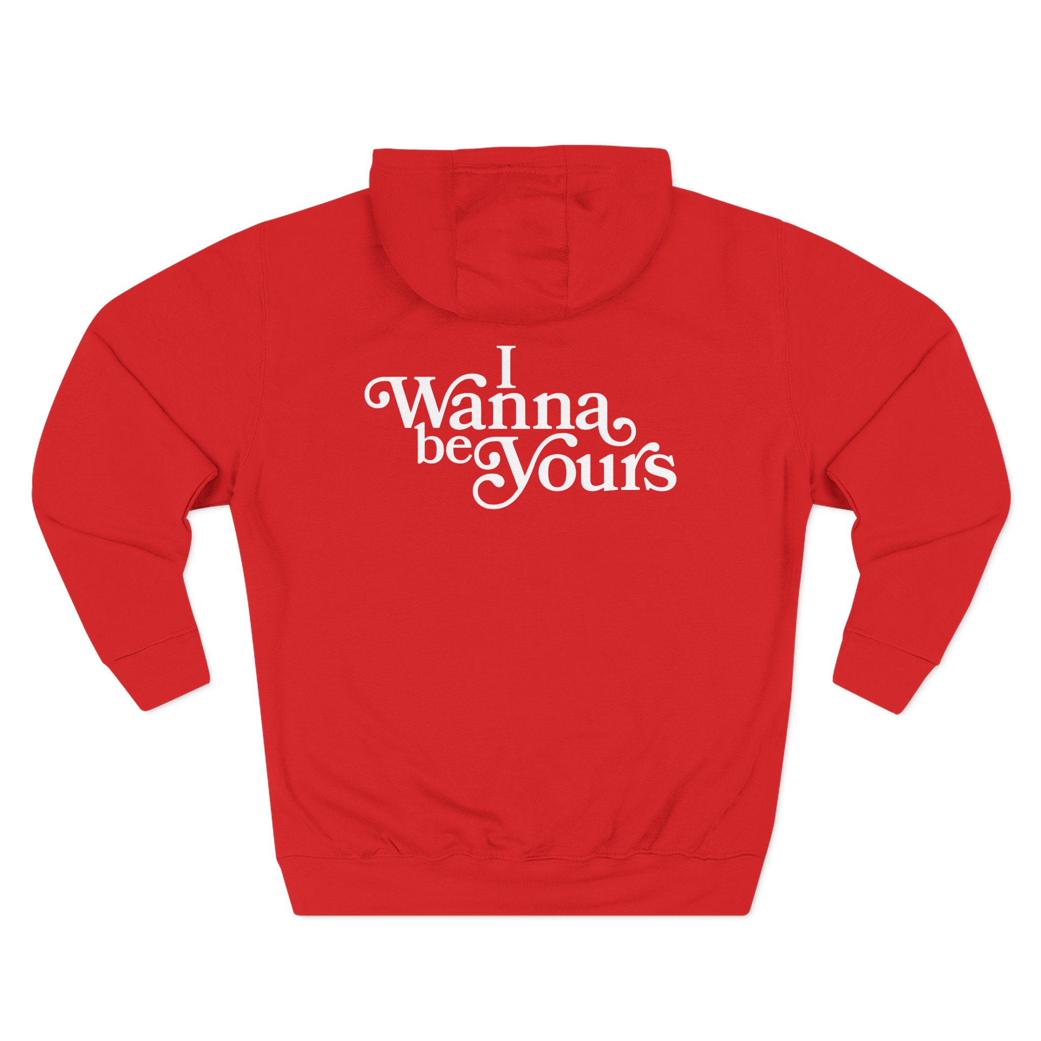 Arctic Monkeys I Wanna Be Yours Lyric Three-Panel Fleece Hoodie