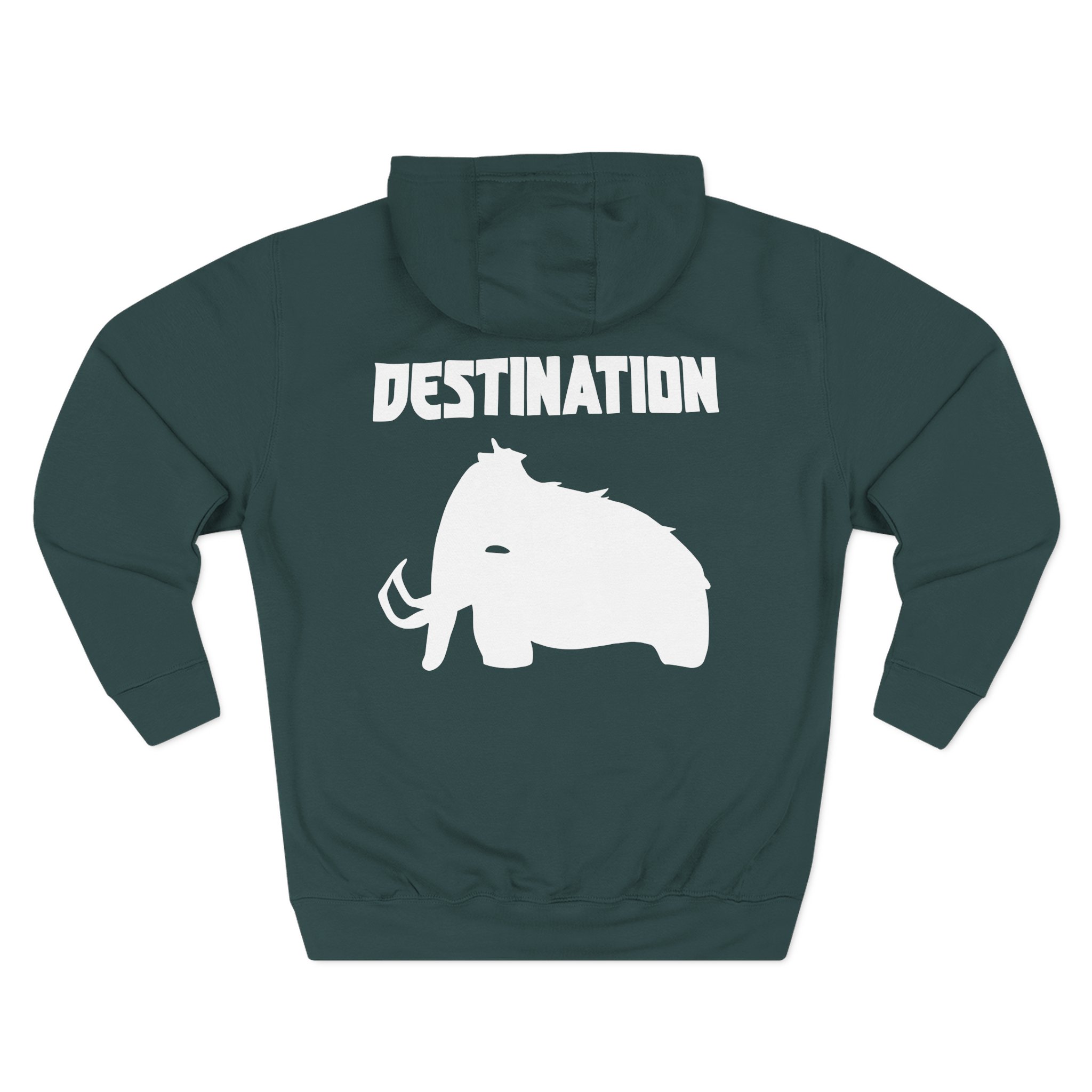 Wooli Destination Three-Panel Fleece Hoodie
