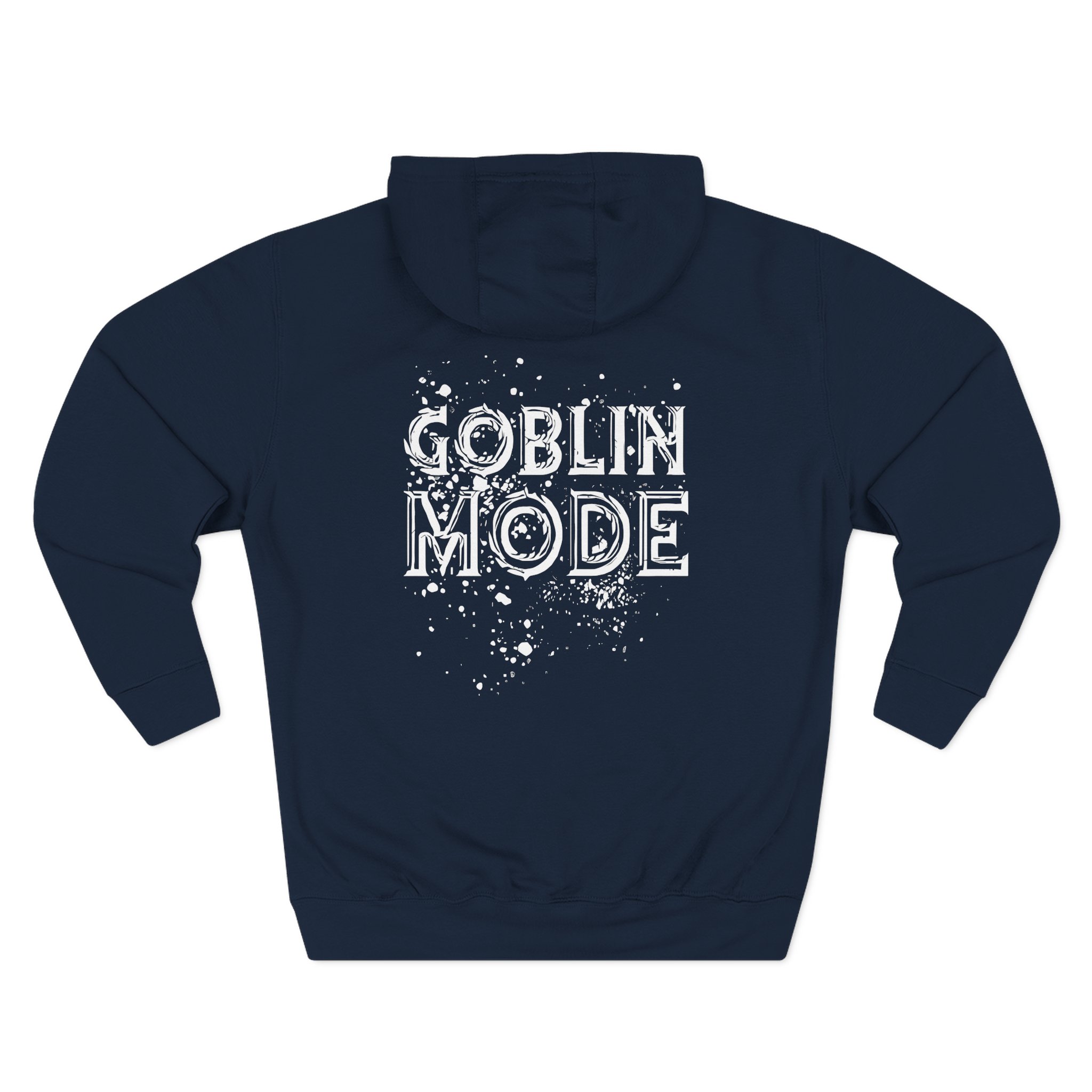 Nekrogoblikon Goblin Mode Raglan Three-Panel Fleece Hoodie