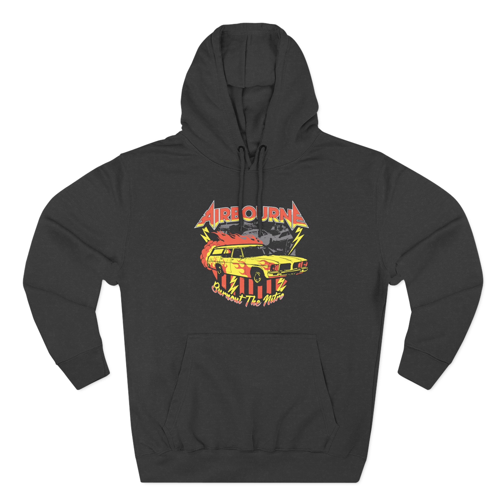 Airbourne Burnout the Nitro Three-Panel Fleece Hoodie