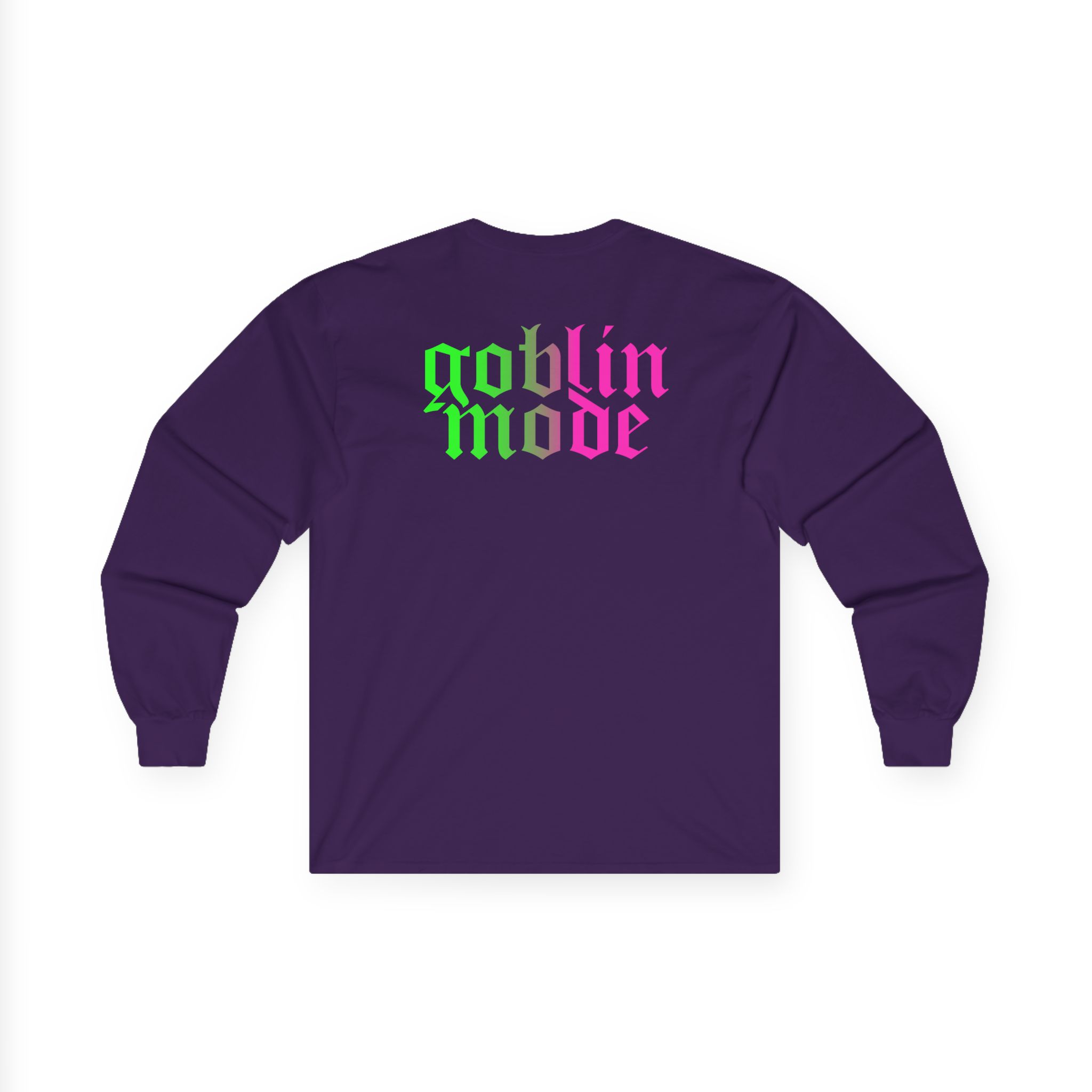 Nekrogoblikon Goblin Mode Wicked Ombre Unisex Ultra Cotton Long Sleeve Tee