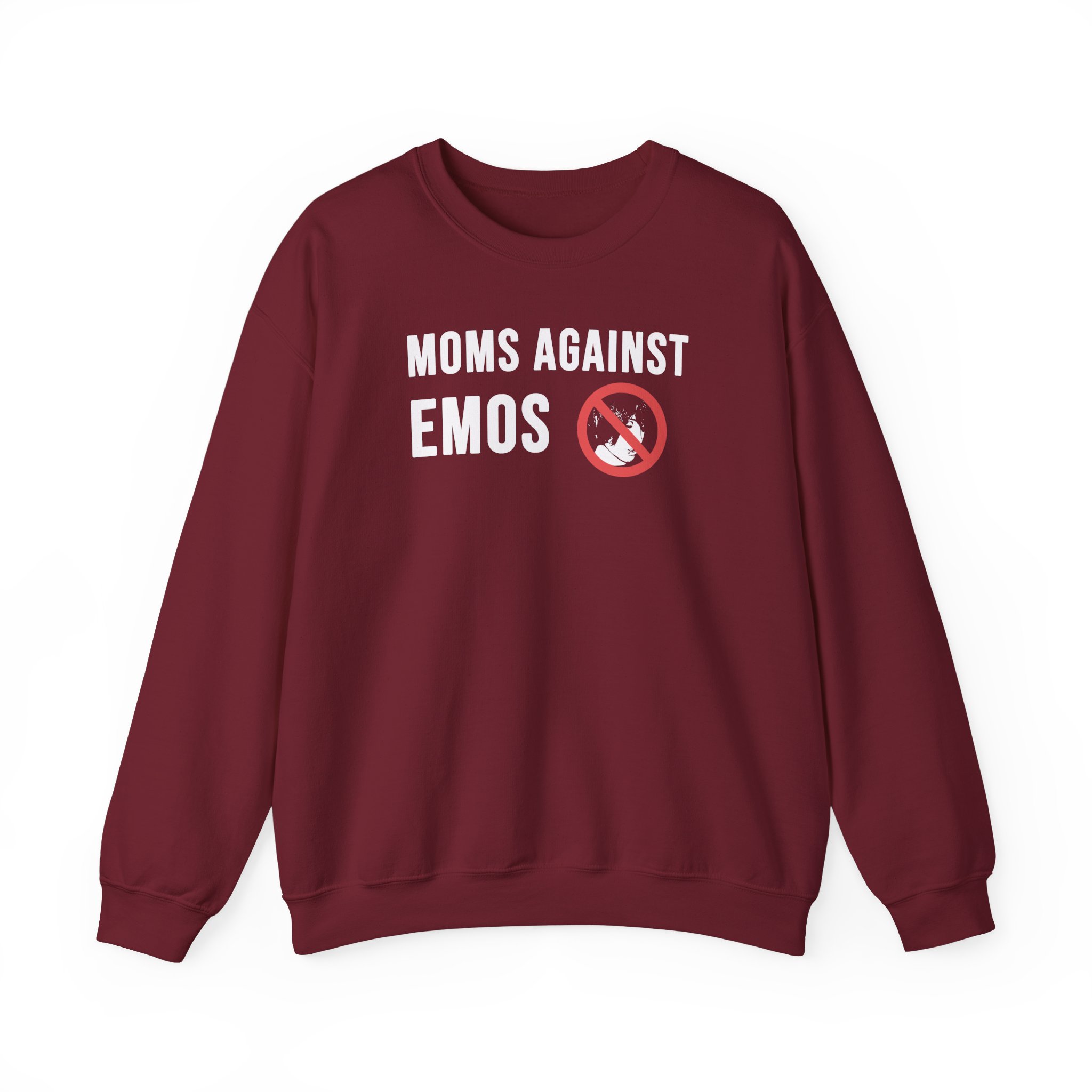 Jake & Johnnie Moms Against Emos Unisex Heavy Blendâ„¢ Crewneck Sweatshirt