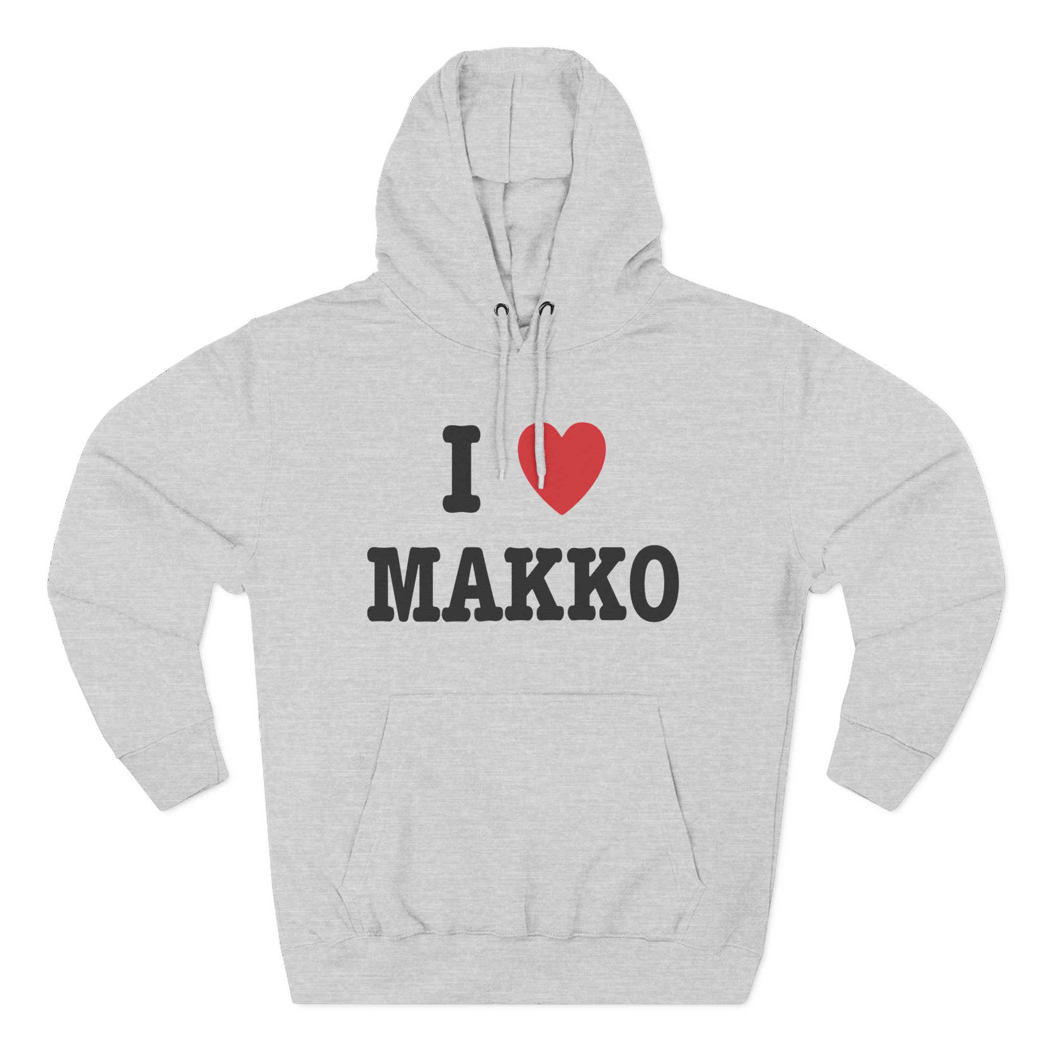 Makko Three-Panel Fleece Hoodie