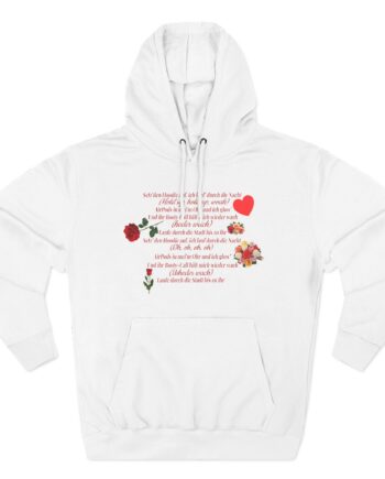 Papaplatte BIS ZU IHR Three-Panel Fleece Hoodie