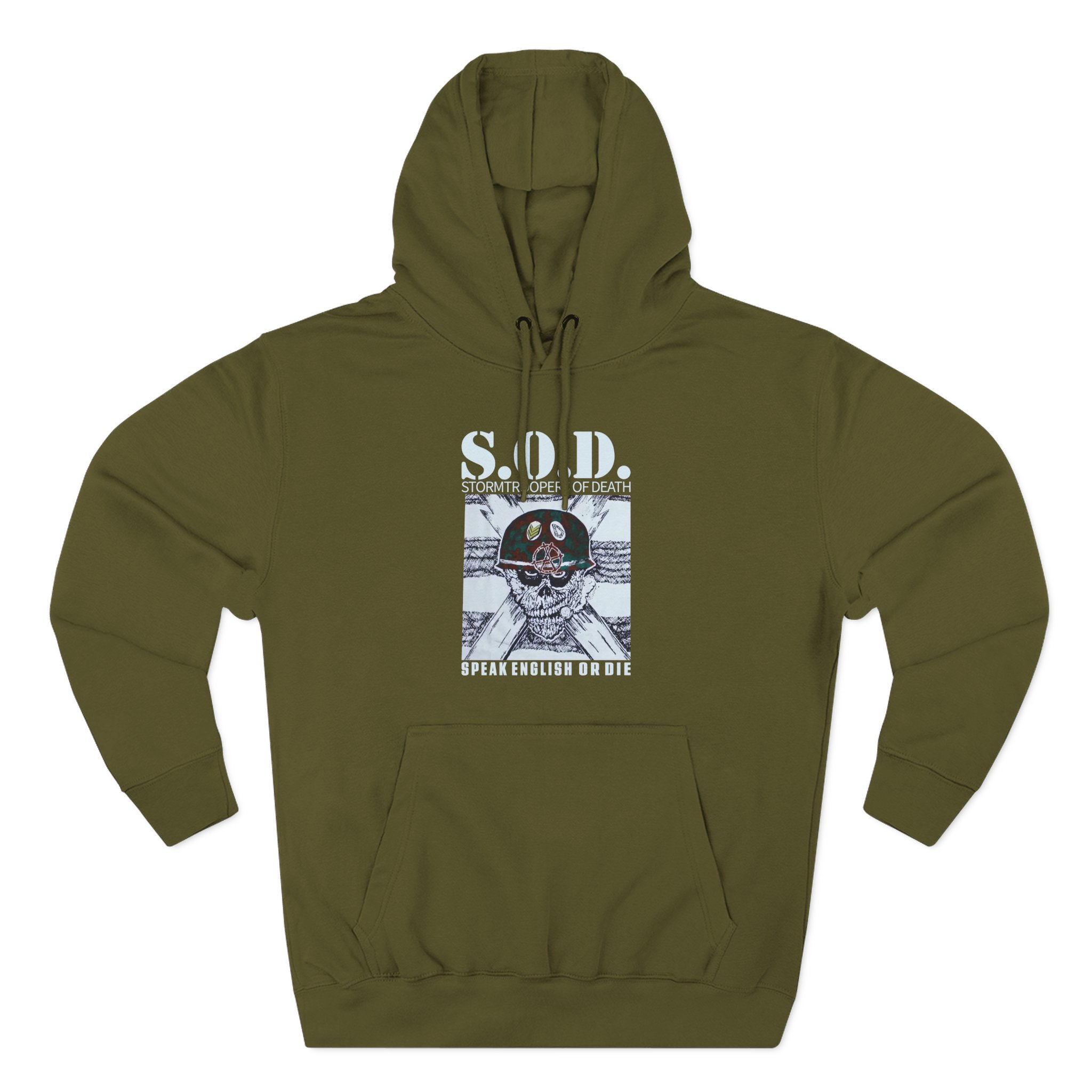 Stormtroopers of Death S.o.d. Band Three-Panel Fleece Hoodie