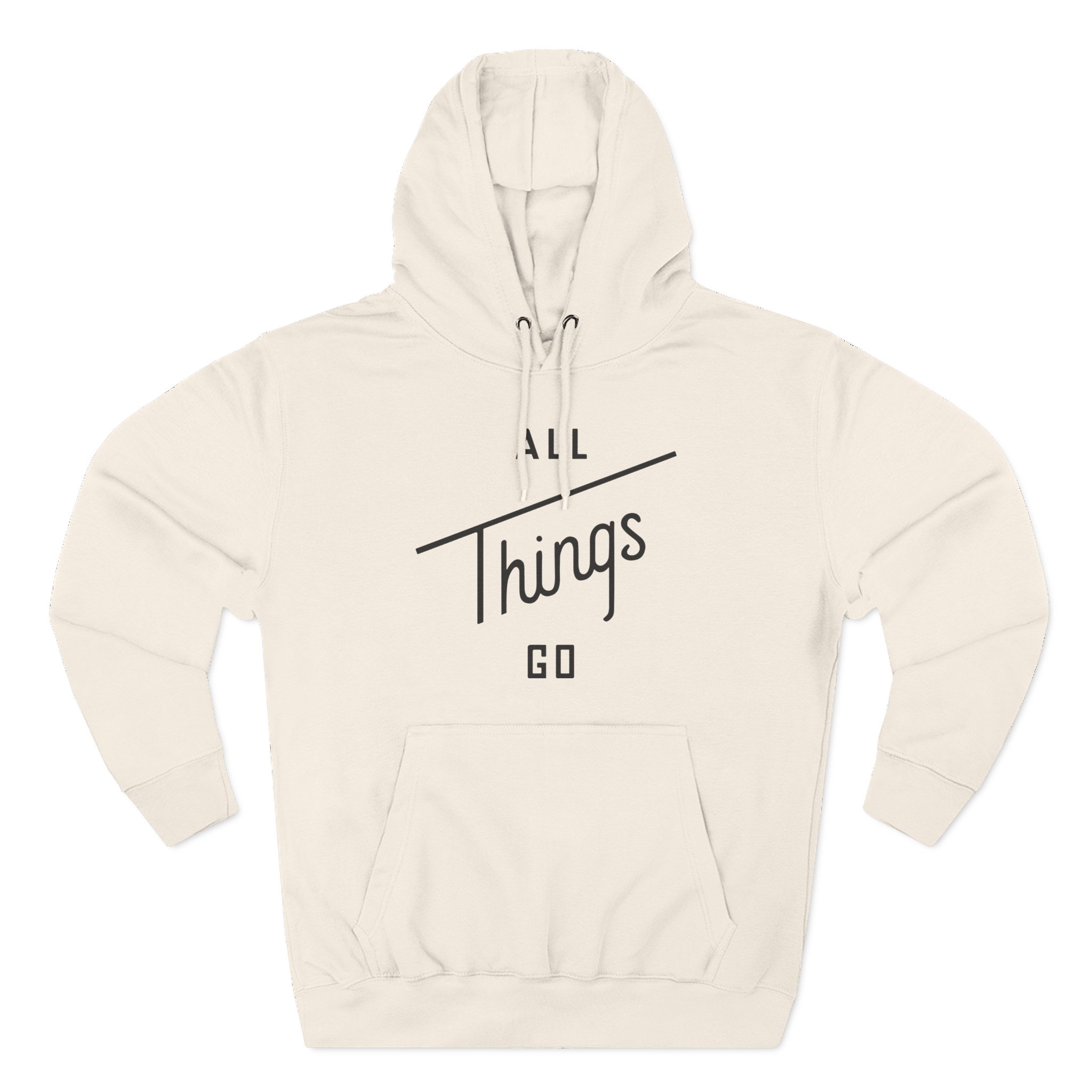 All Things Go Three-Panel Fleece Hoodie