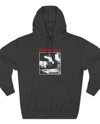 Rotting Out Three-Panel Fleece Hoodie