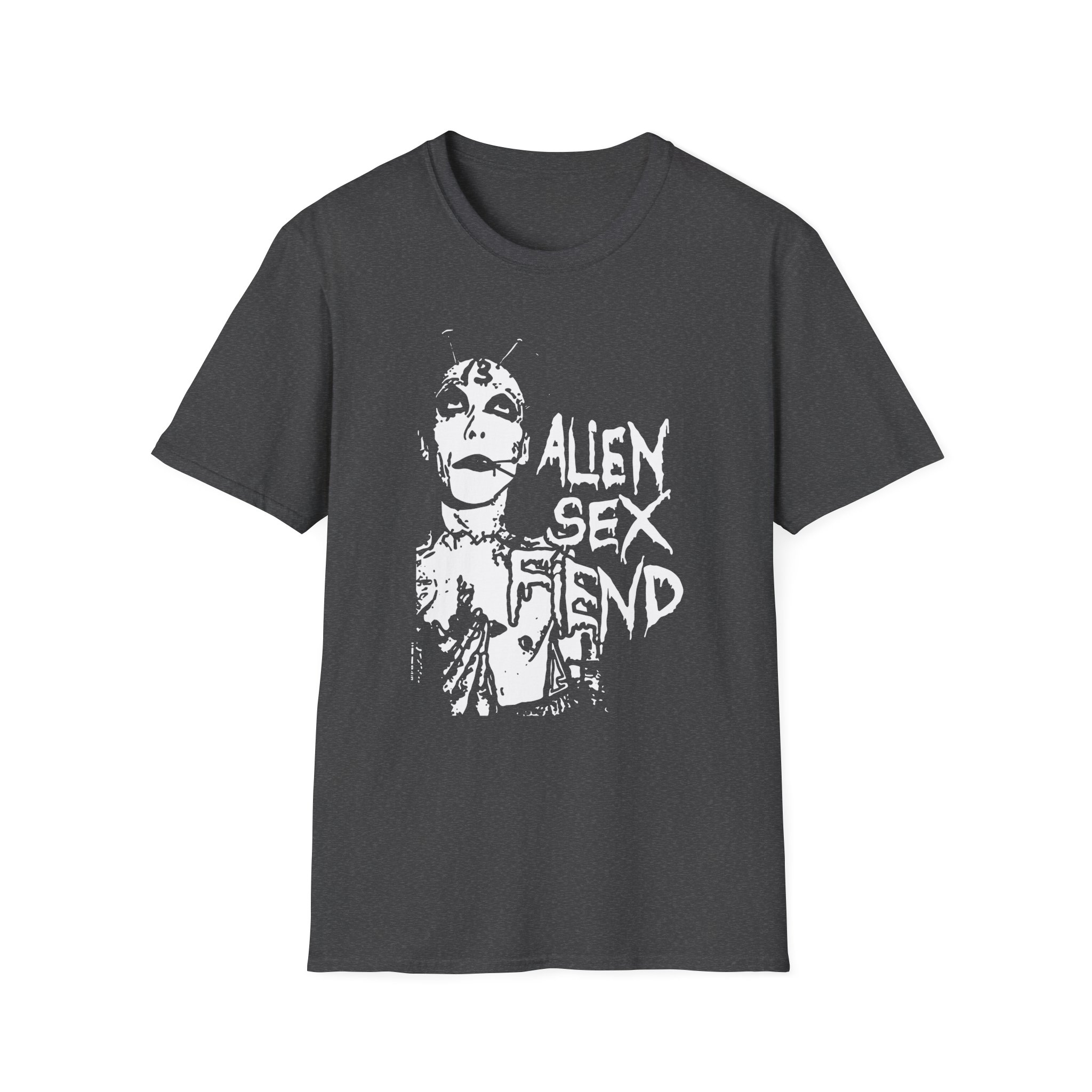 Alien Sex Fiend 13 Head Unisex Softstyle T-Shirt