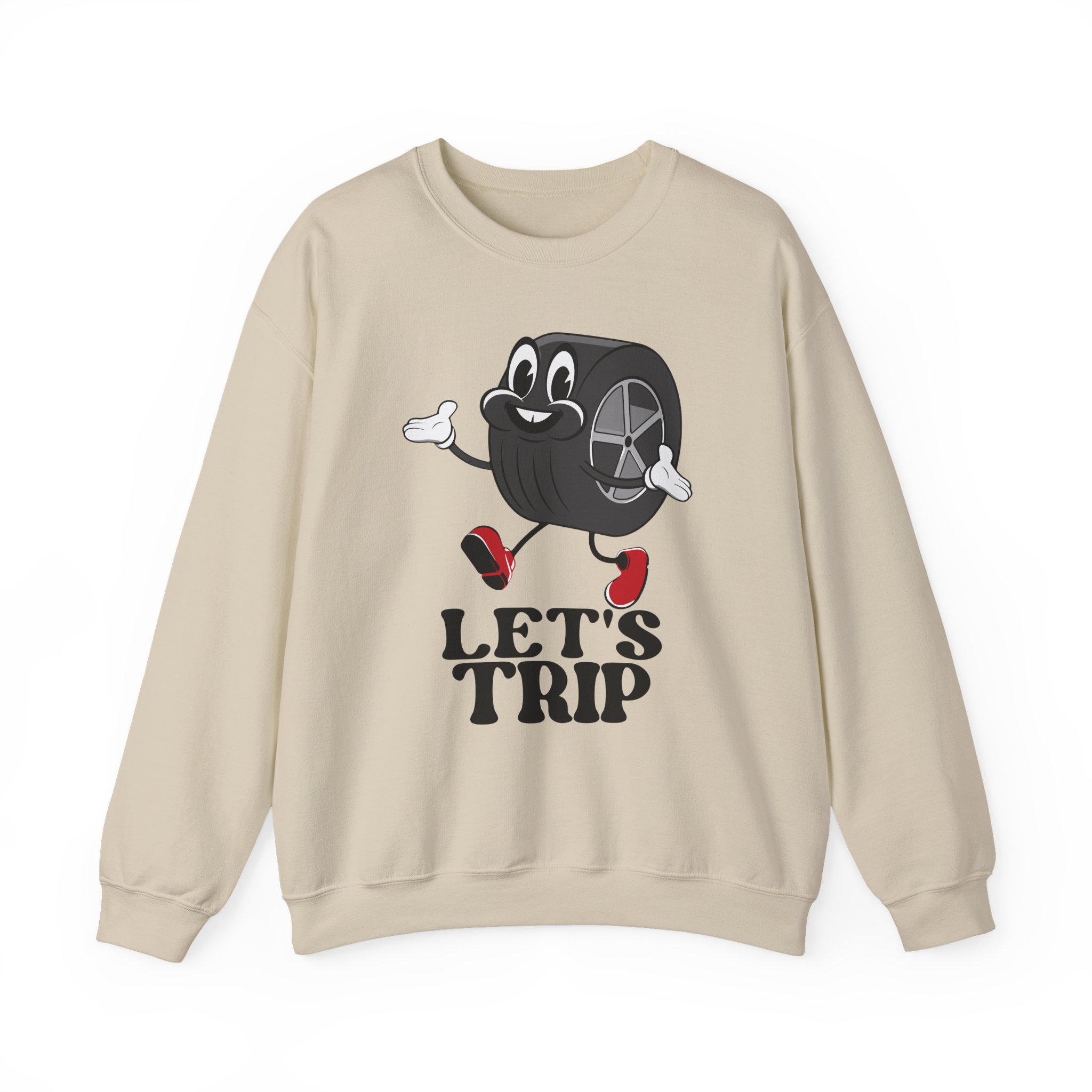 Sturniolo Triplets Lets Trip Wheelie Unisex Heavy Blendâ„¢ Crewneck Sweatshirt