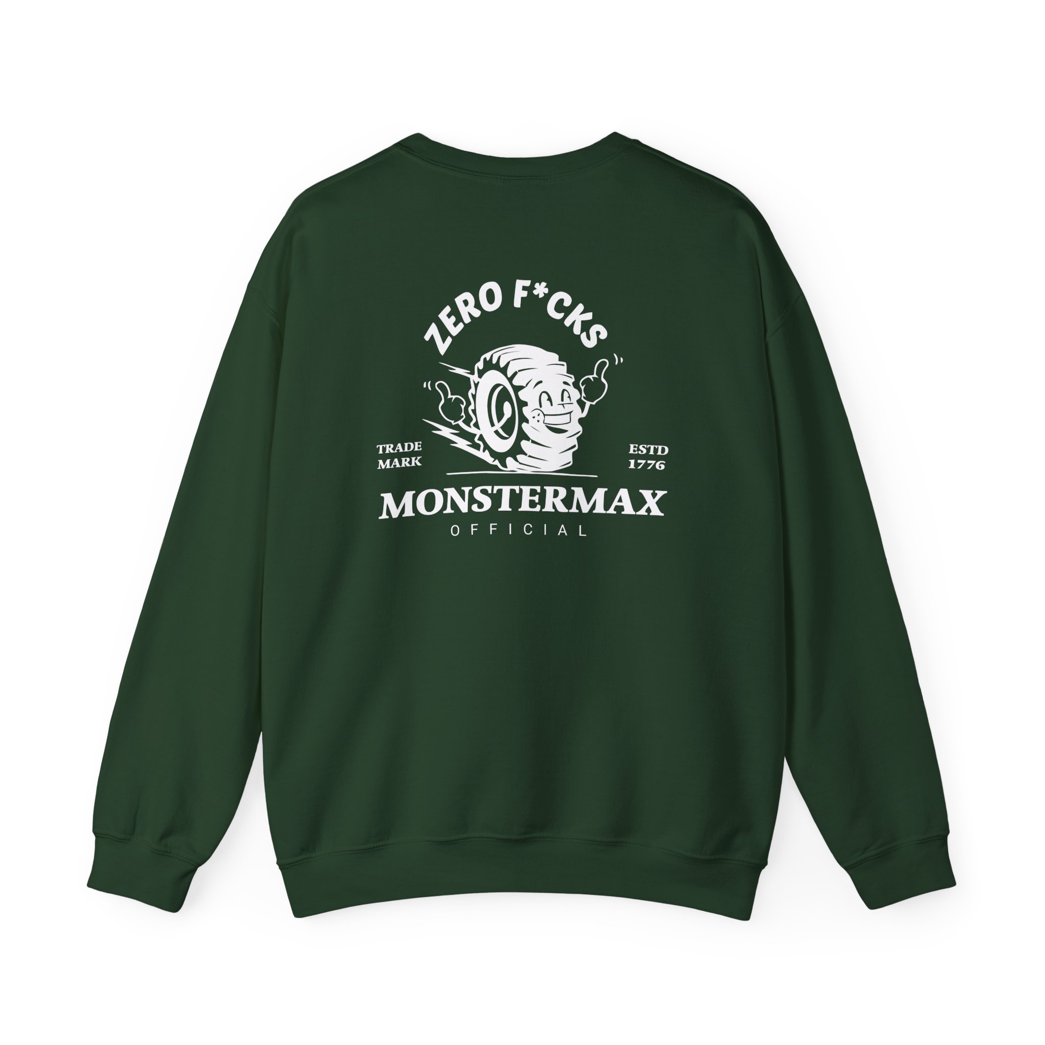 Monstermax Zero Fucks Unisex Heavy Blendâ„¢ Crewneck Sweatshirt