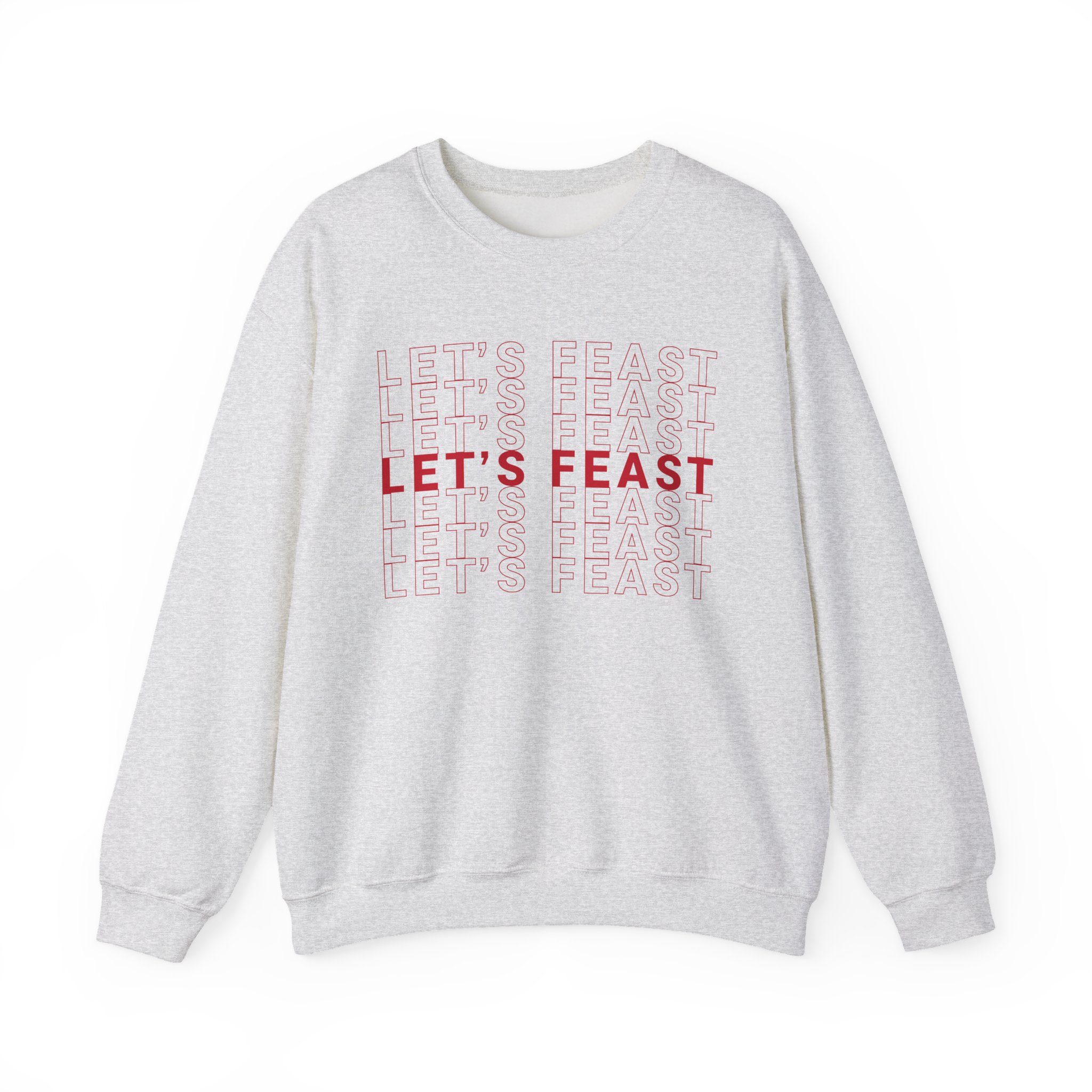 Elyse Myers Let’s Feast Unisex Heavy Blend™ Crewneck Sweatshirt