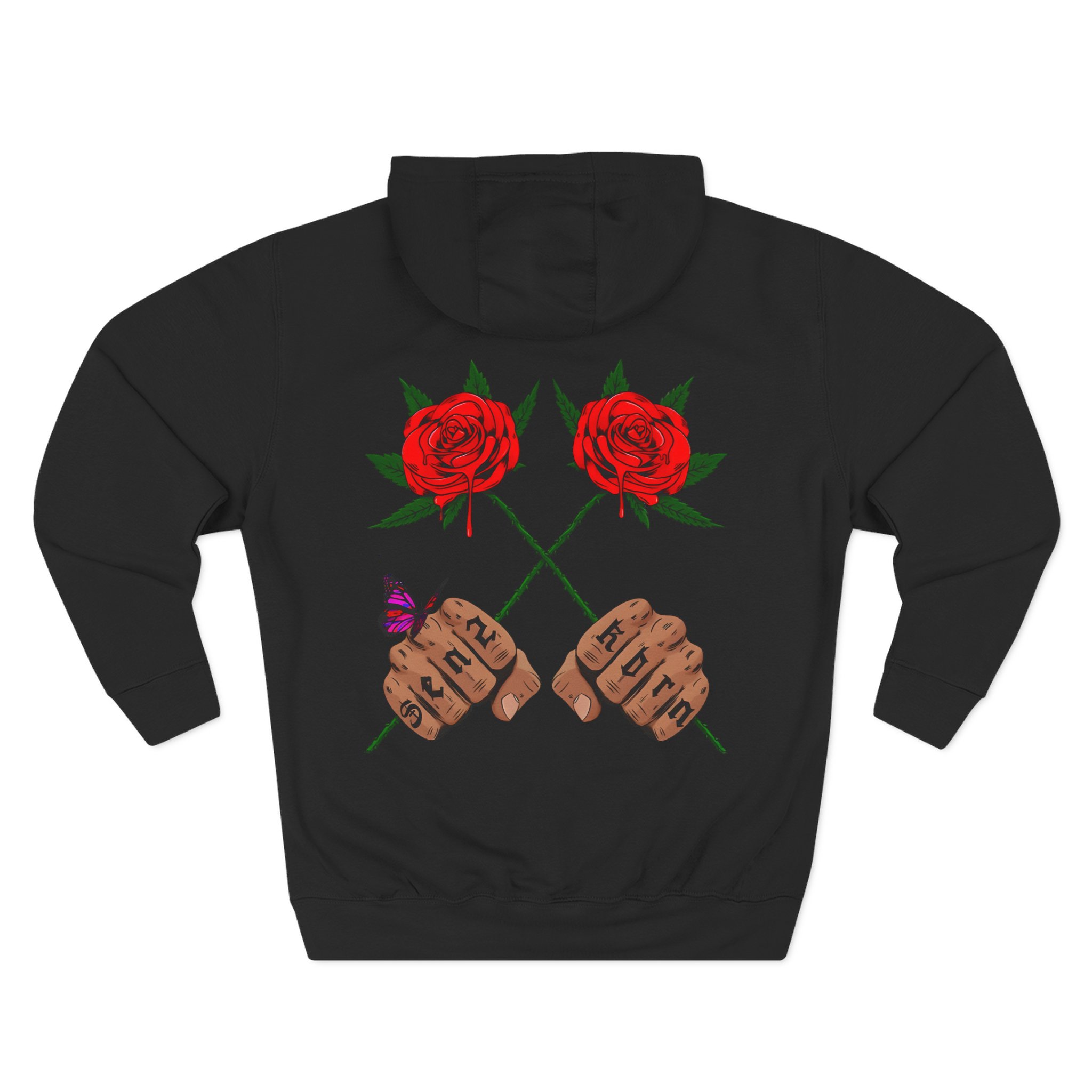 Eladio Carrion Three-Panel Fleece Hoodie