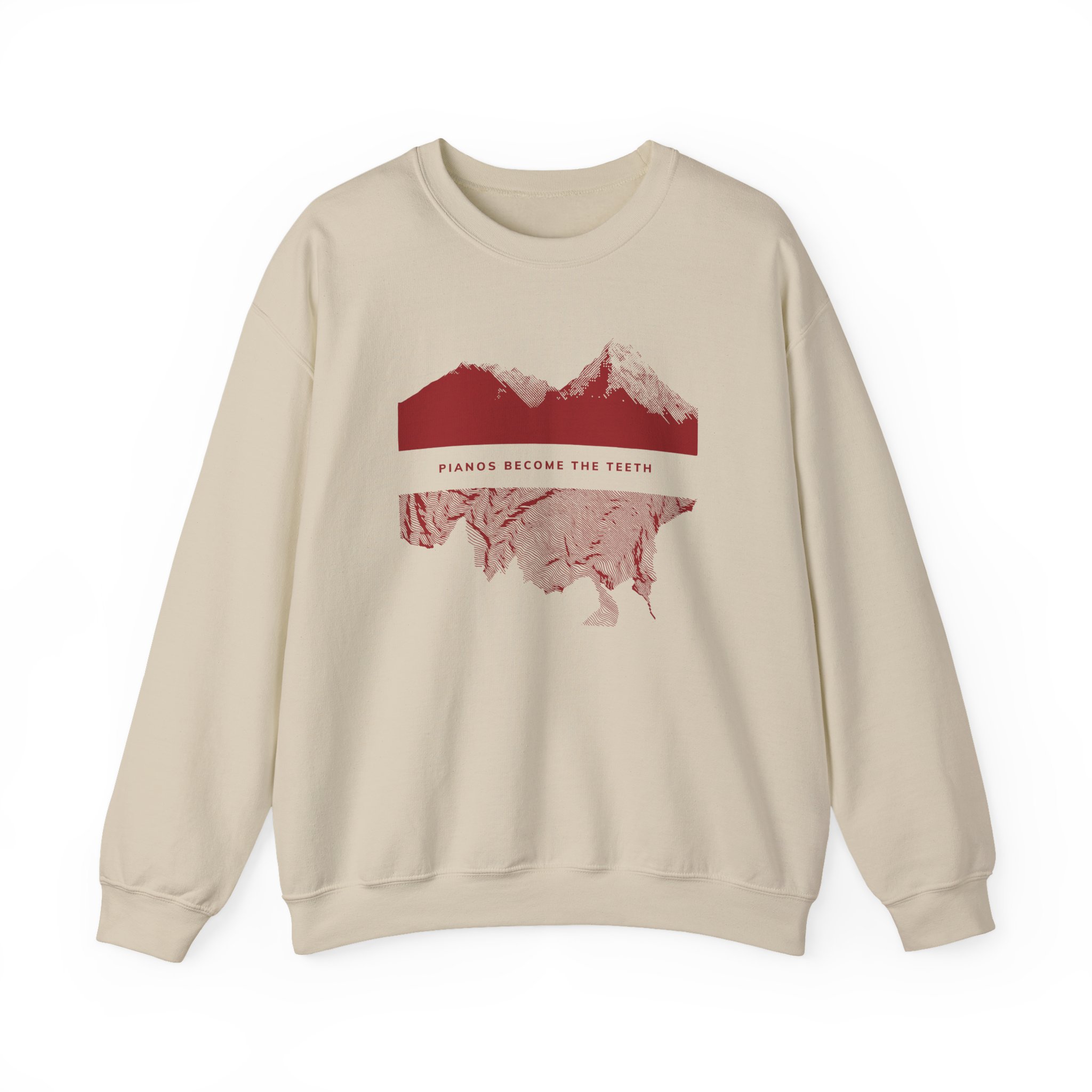 Pianos Become the Teeth Mountains Unisex Heavy Blendâ„¢ Crewneck Sweatshirt
