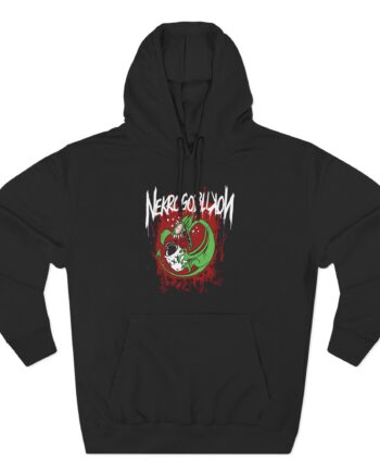 Nekrogoblikon Drunk Goblin Three-Panel Fleece Hoodie