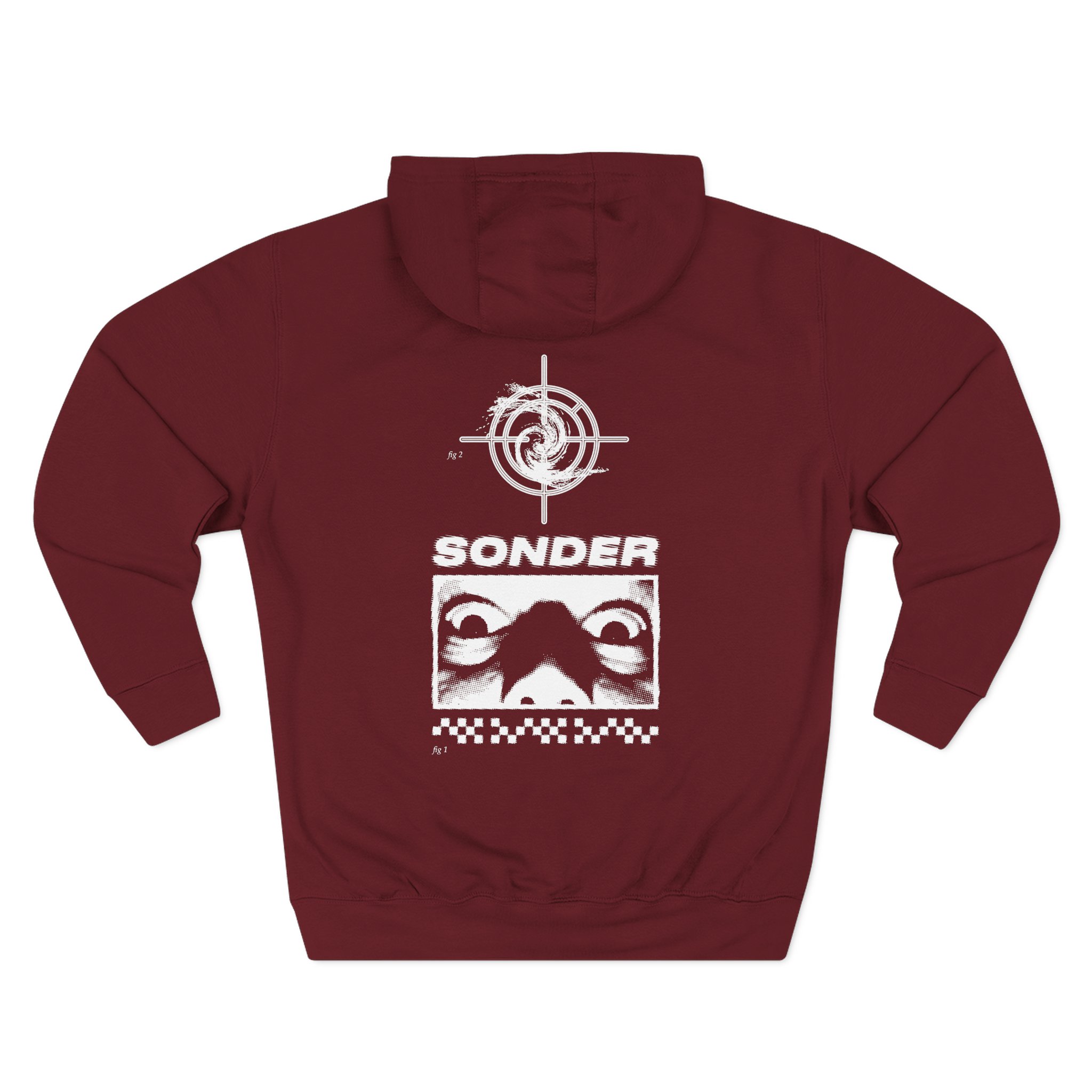 Sonder Three-Panel Fleece Hoodie