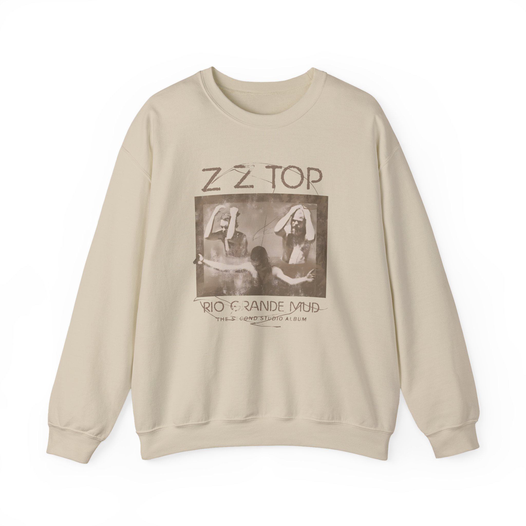 Zz Top Rio Grande Mud Unisex Heavy Blendâ„¢ Crewneck Sweatshirt