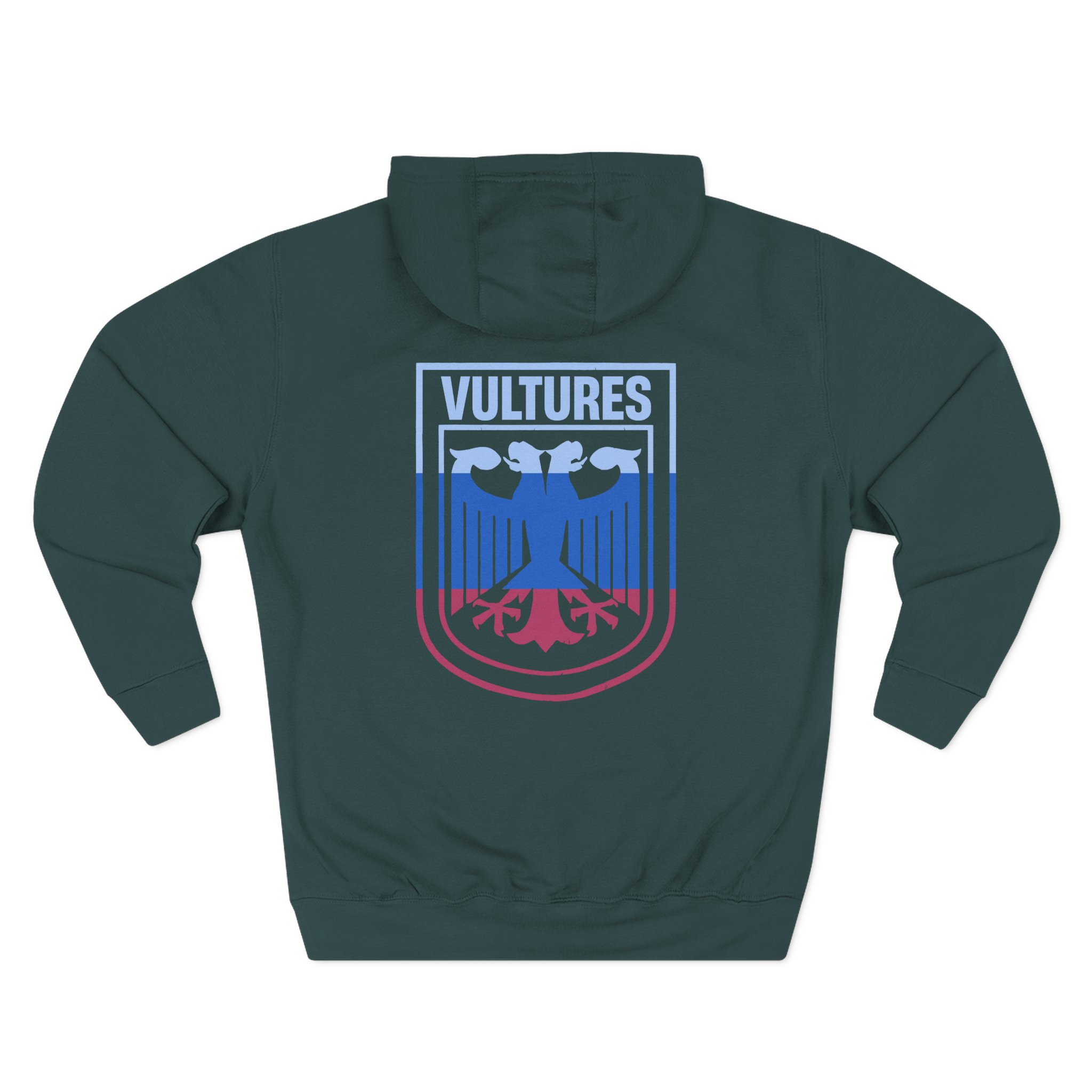 Vultures Three-Panel Fleece Hoodie