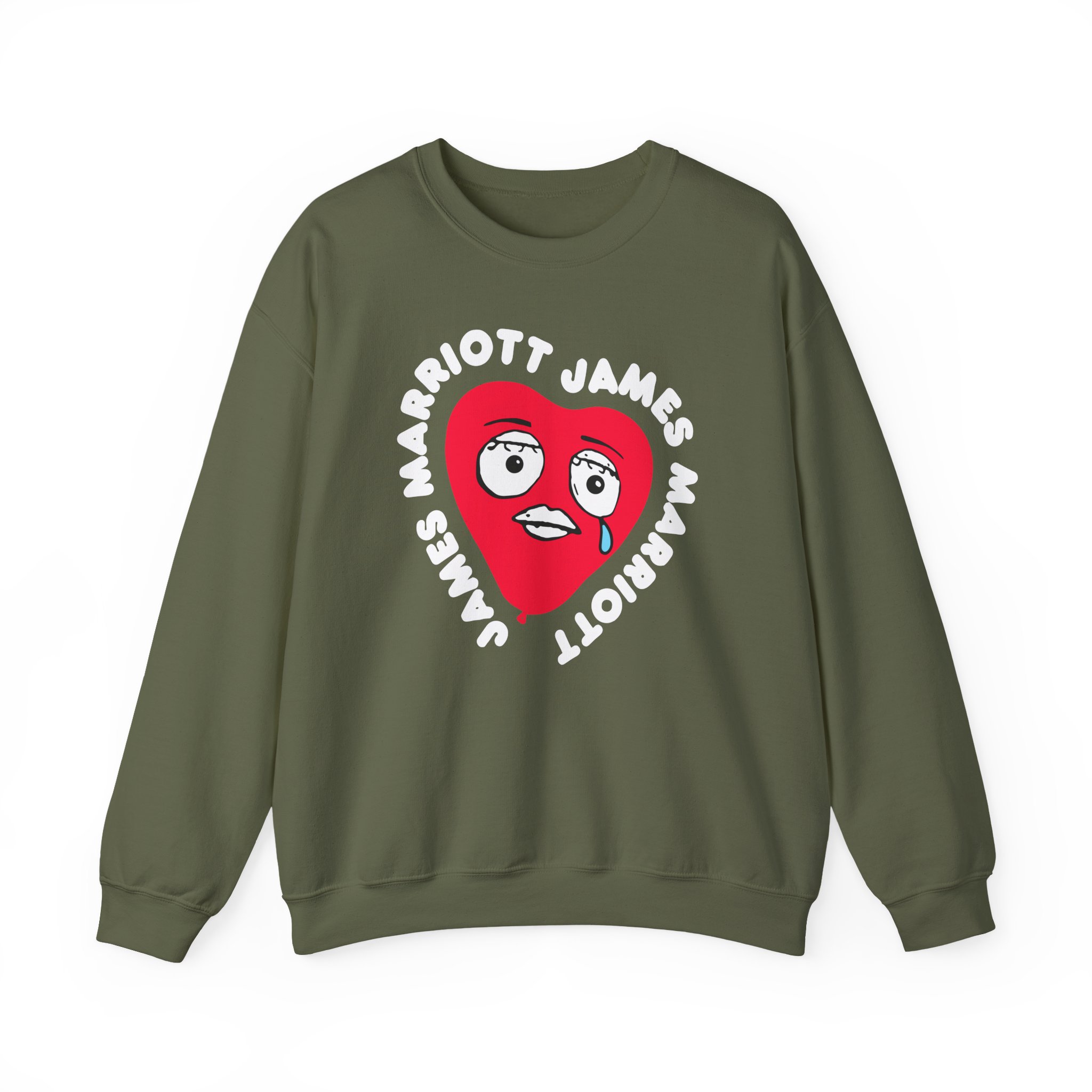 James Marriott Are We There Yet Heart Unisex Heavy Blendâ„¢ Crewneck Sweatshirt