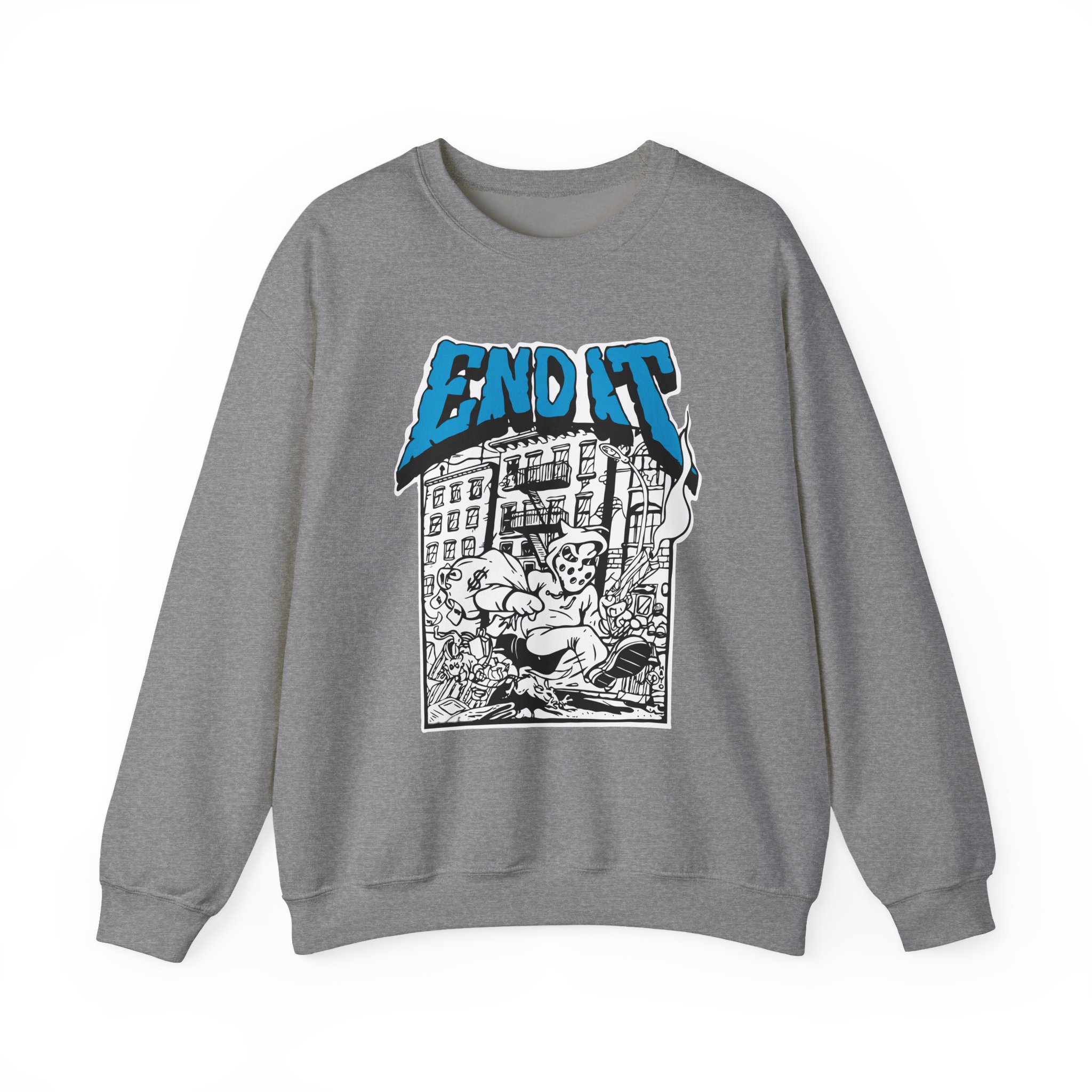 End It Unisex Heavy Blend Crewneck Sweatshirt