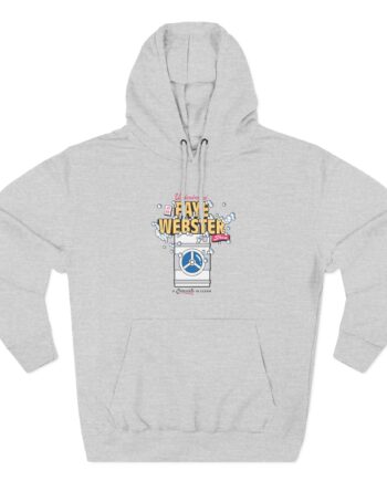 Faye Webster Laundrette  Three-Panel Fleece Hoodie