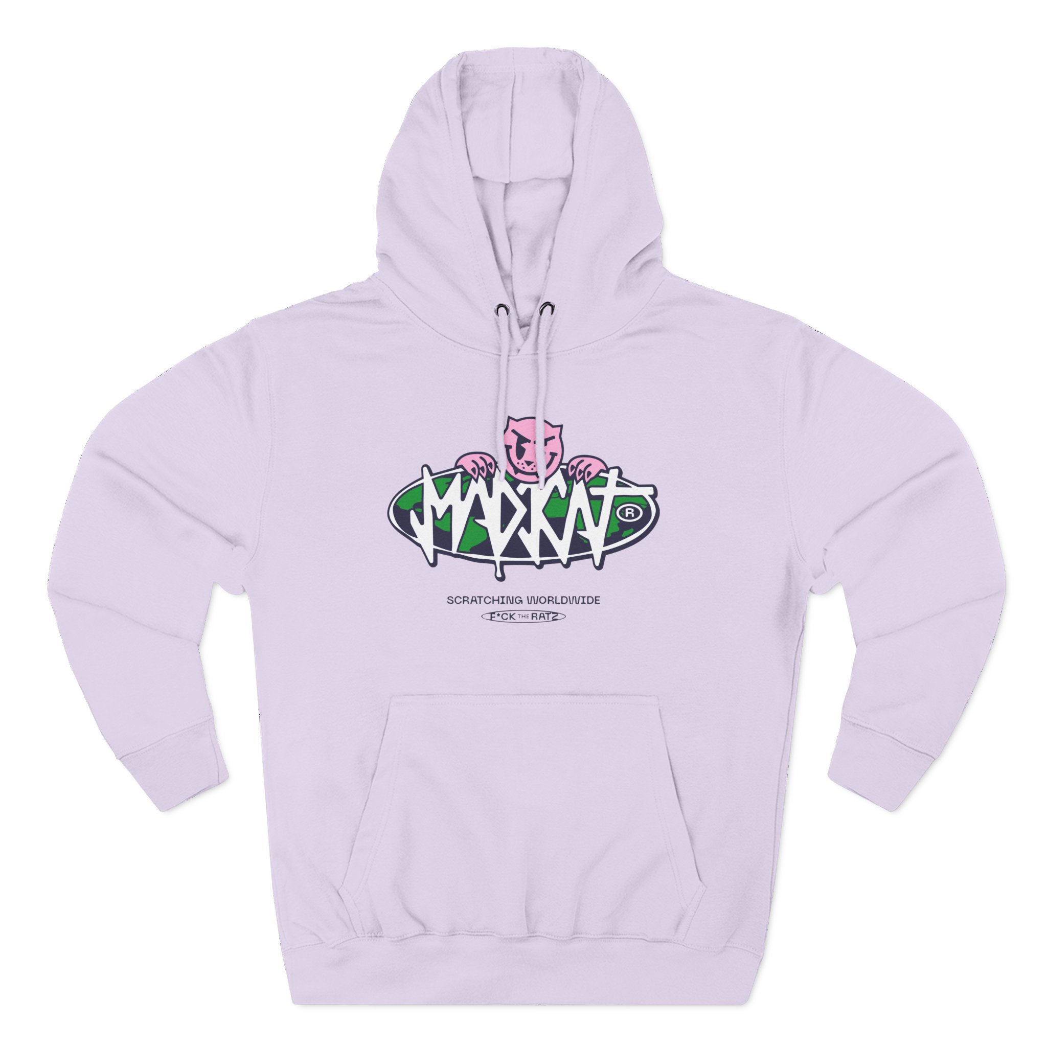 Rubius Fck the Ratz Three-Panel Fleece Hoodie