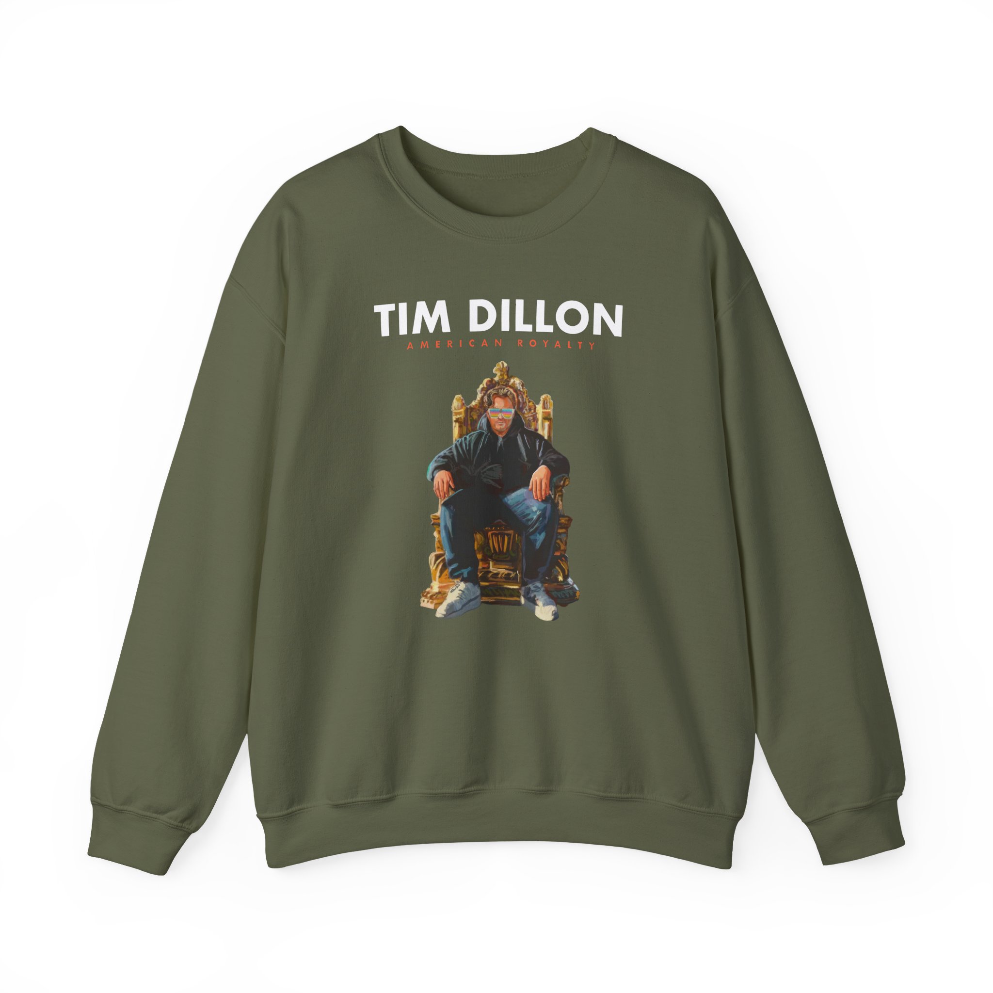 Tim Dillon American Royalty Tour Unisex Heavy Blendâ„¢ Crewneck Sweatshirt