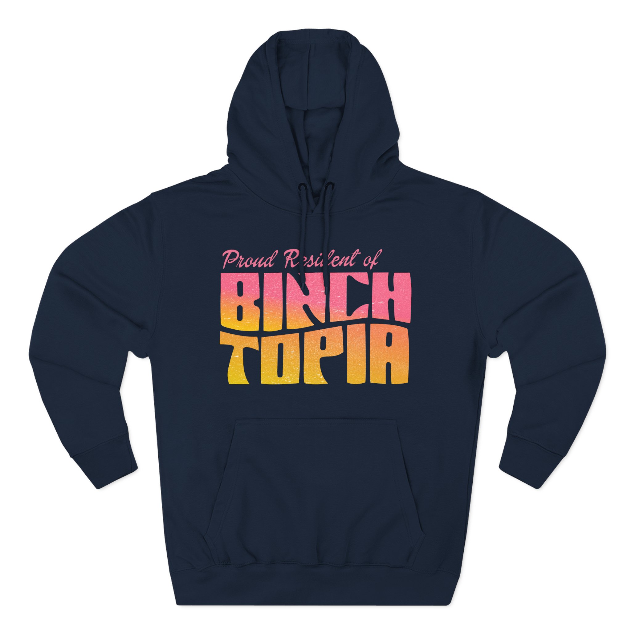 Binchtopia Three-Panel Fleece Hoodie