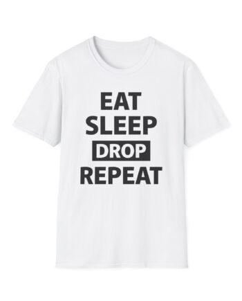 Morgz Eat Sleep Drop Repeat Unisex Softstyle T-Shirt