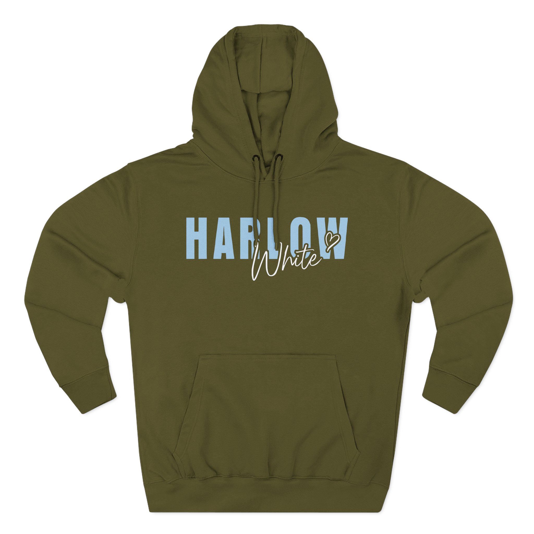 Three-Panel Fleece Hoodie