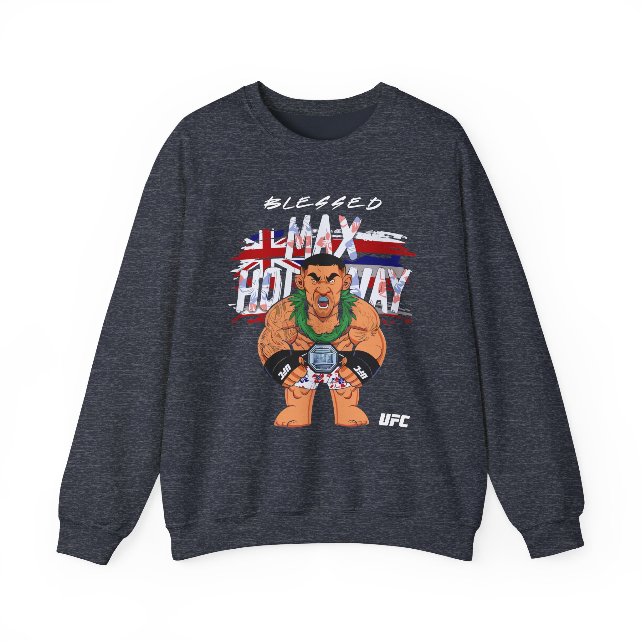 Max Holloway Big Shots Hawaii Unisex Heavy Blendâ„¢ Crewneck Sweatshirt