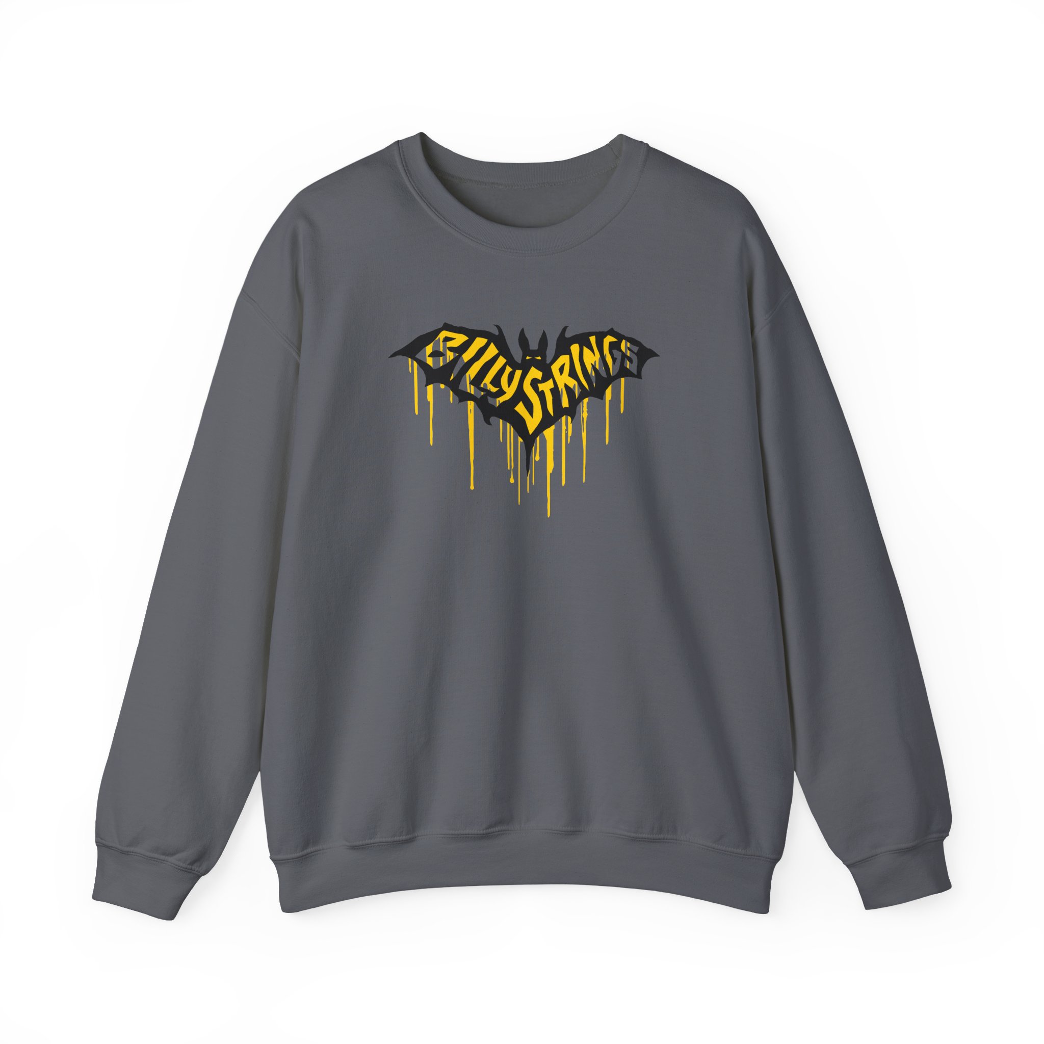 Billy Strings Austin Bat Tee (Attak / Casper Herselman) Unisex Heavy Blendâ„¢ Crewneck Sweatshirt