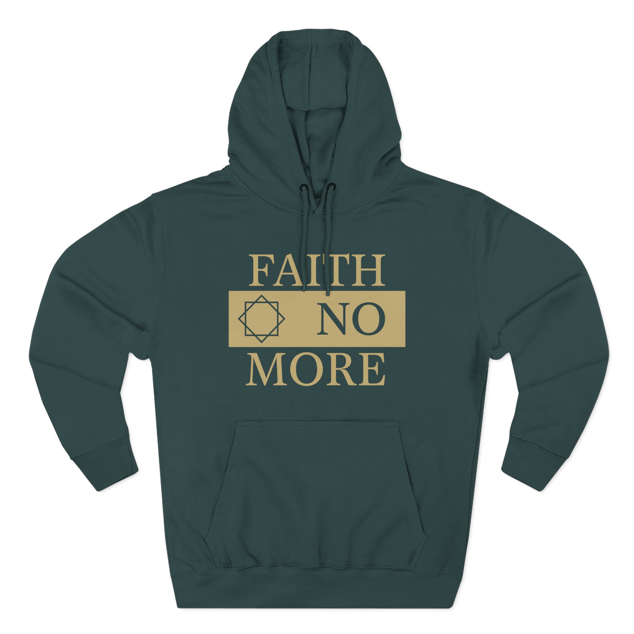 Faith No More Gold Logo Three-Panel Fleece Hoodie