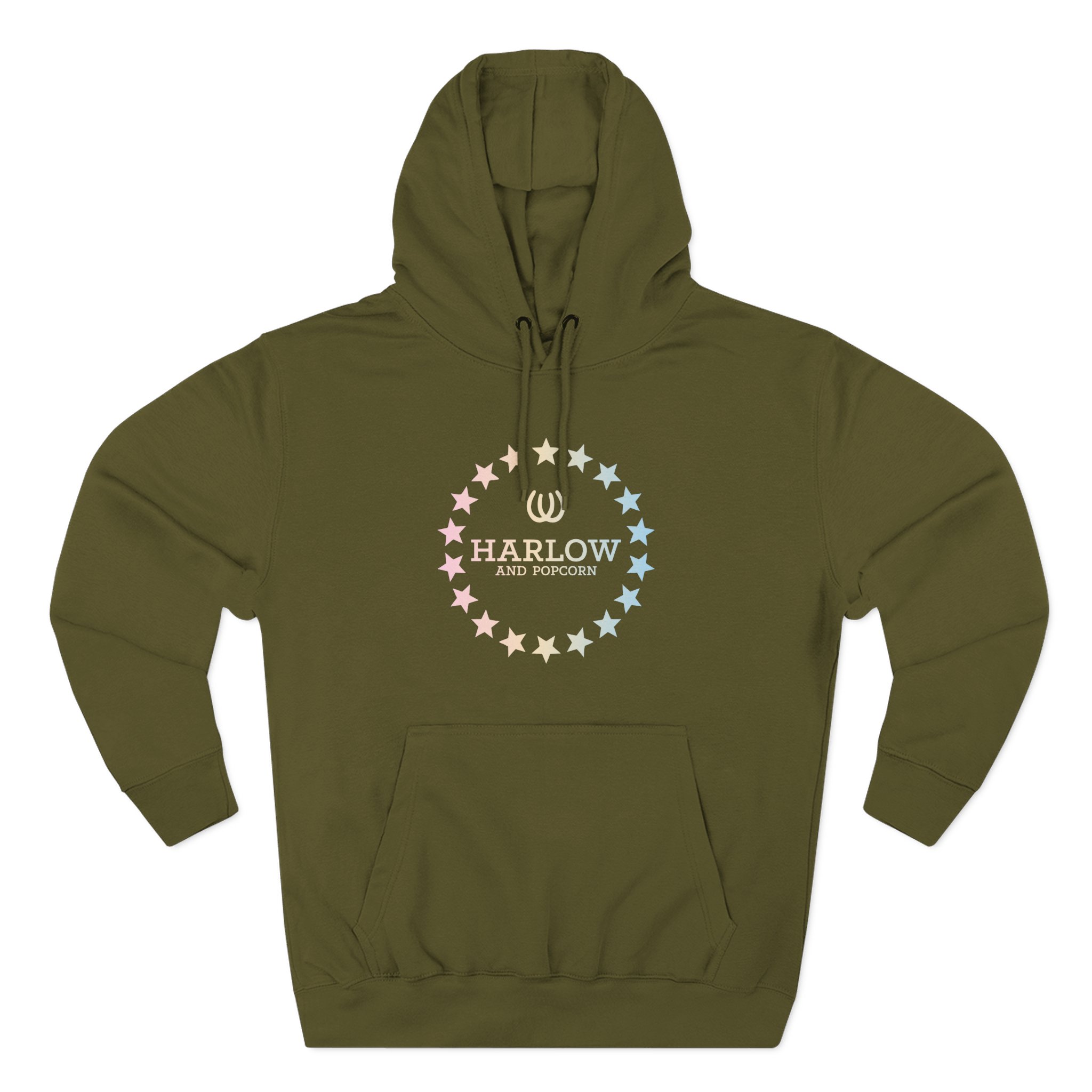 Harlow and Popcorn Three-Panel Fleece Hoodie