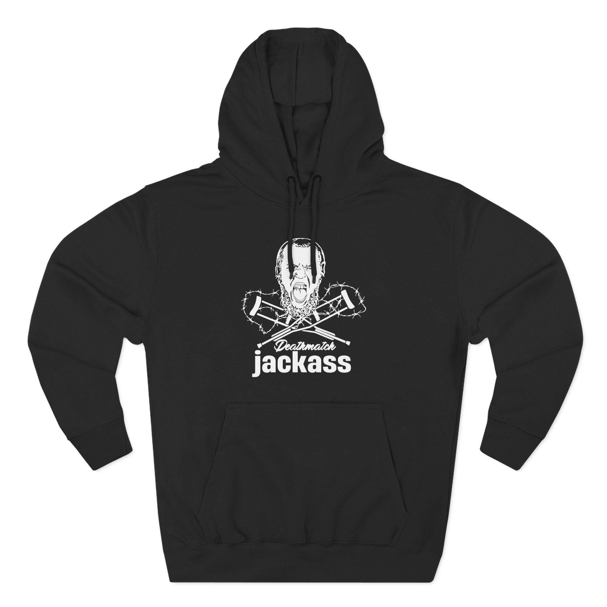 Dale Patricks-deathmatch Jackass Three-Panel Fleece Hoodie