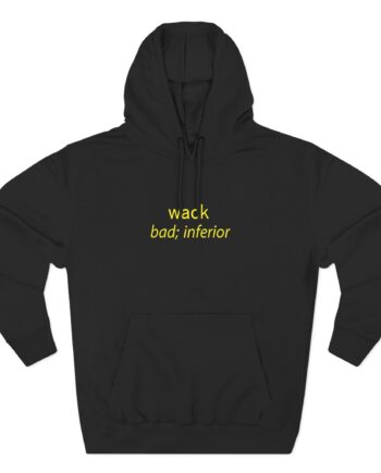 Tierra Whack Wack Bad Inferior Three-Panel Fleece Hoodie