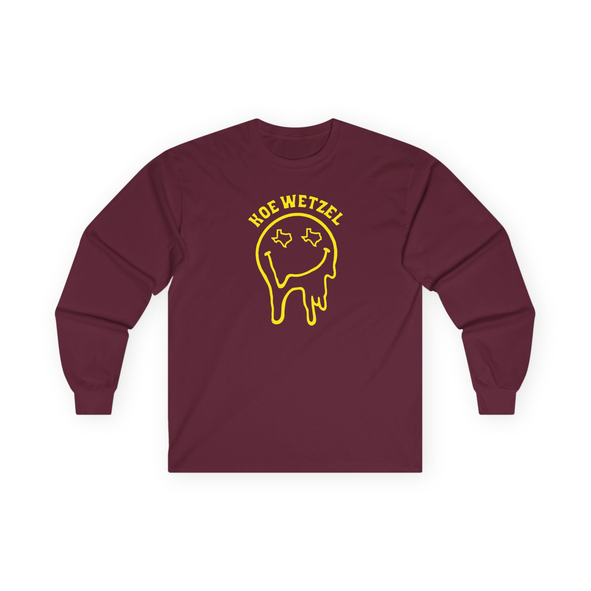 Koe Wetzel Drippy Smiley Unisex Ultra Cotton Long Sleeve Tee