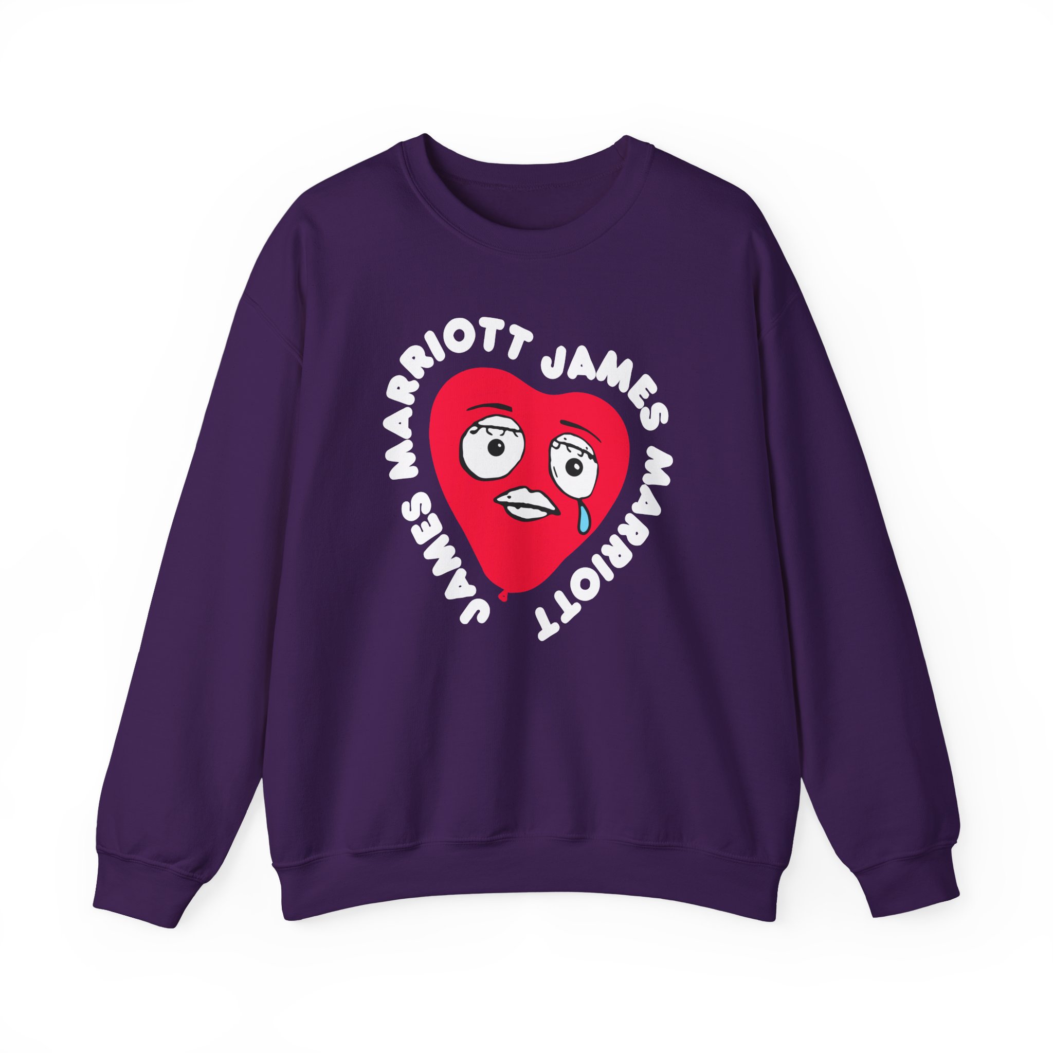 James Marriott Are We There Yet Heart Unisex Heavy Blendâ„¢ Crewneck Sweatshirt