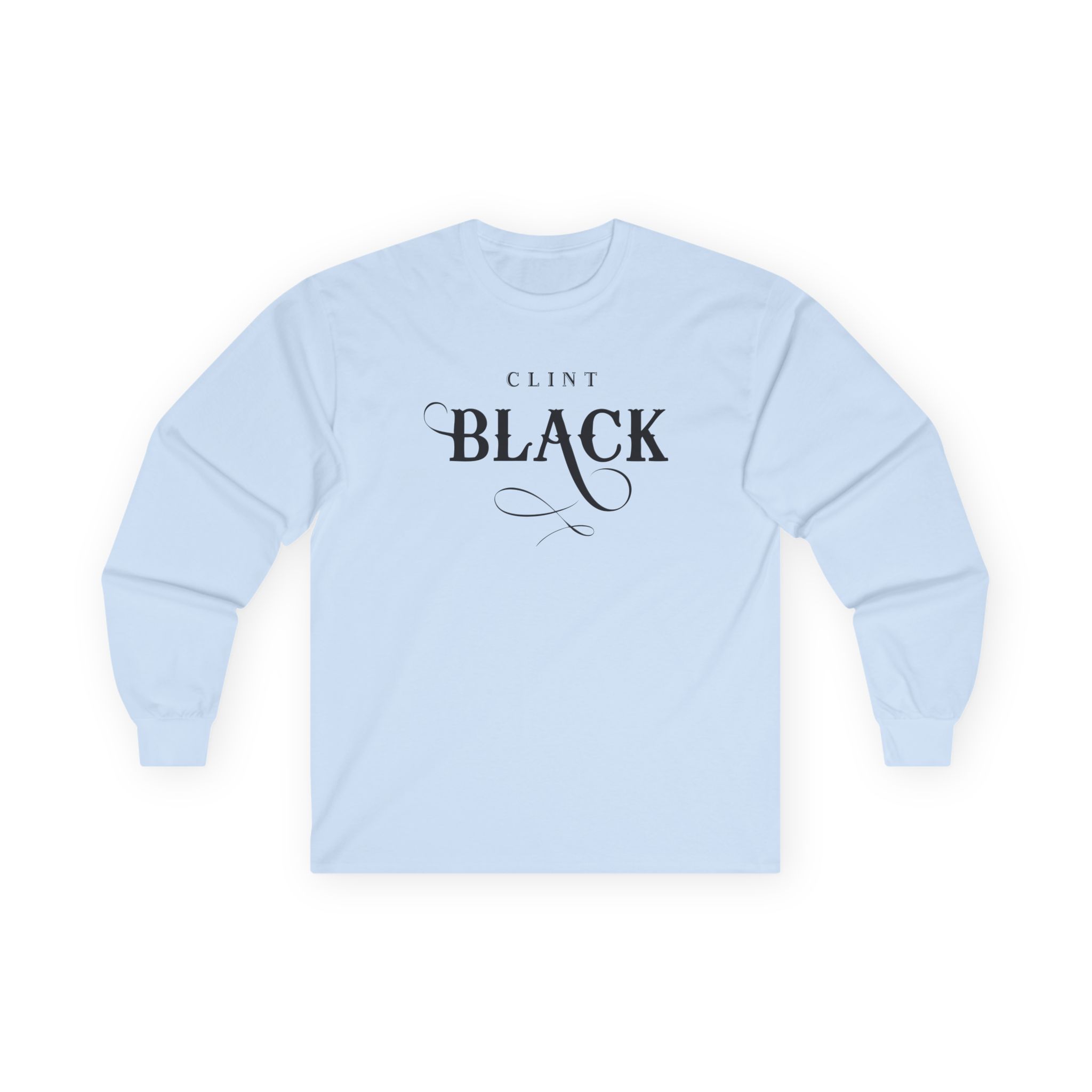 Clint Black Logo Espresso Unisex Ultra Cotton Long Sleeve Tee