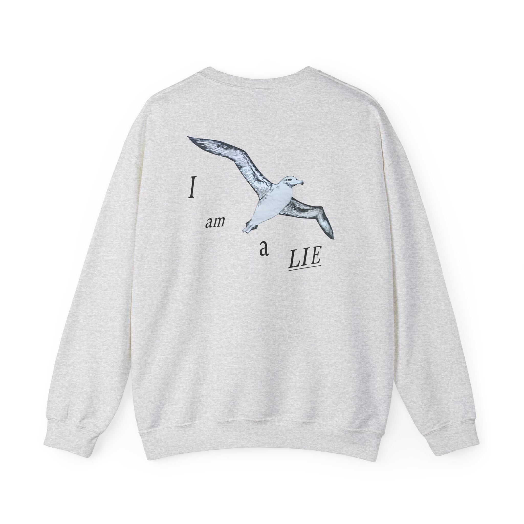 Birds Arent Real I am a Lie Unisex Heavy Blendâ„¢ Crewneck Sweatshirt