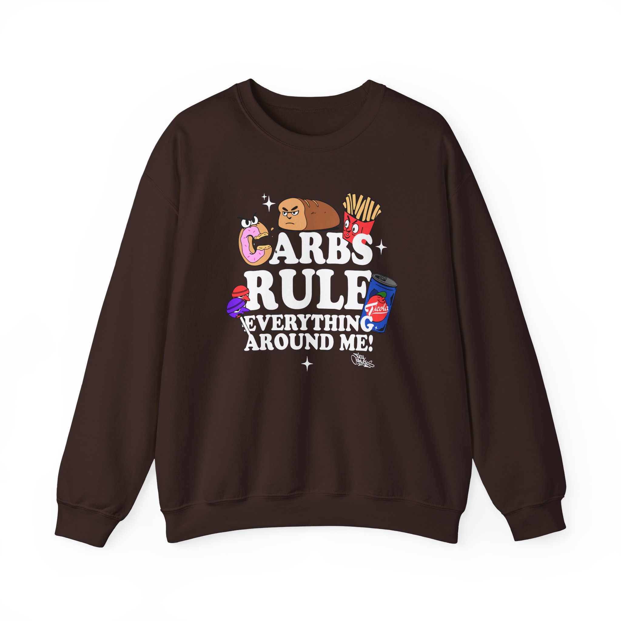 Method Man Carbs Rule Everything Around Me Unisex Heavy Blendâ„¢ Crewneck Sweatshirt