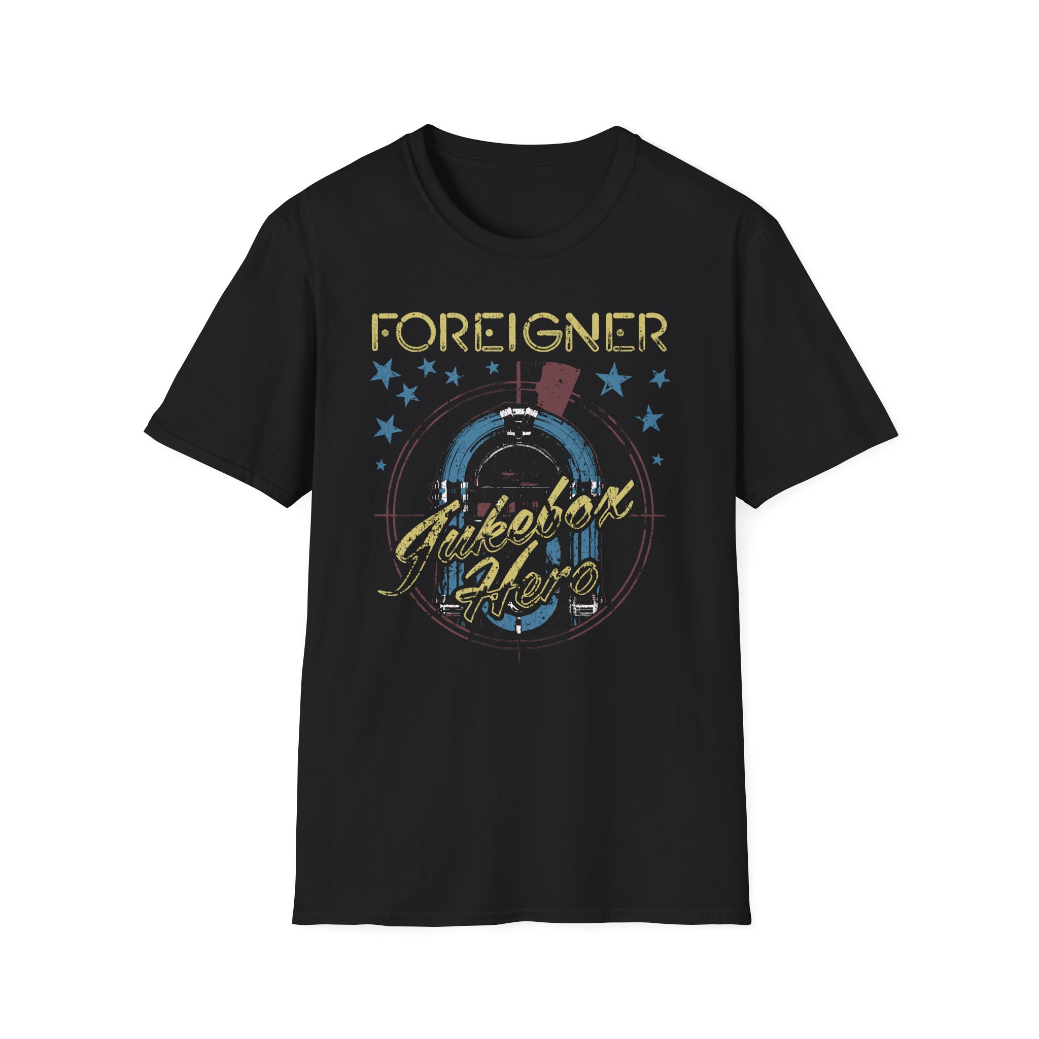 Foreigner Juicebox Hero Unisex Softstyle T-Shirt