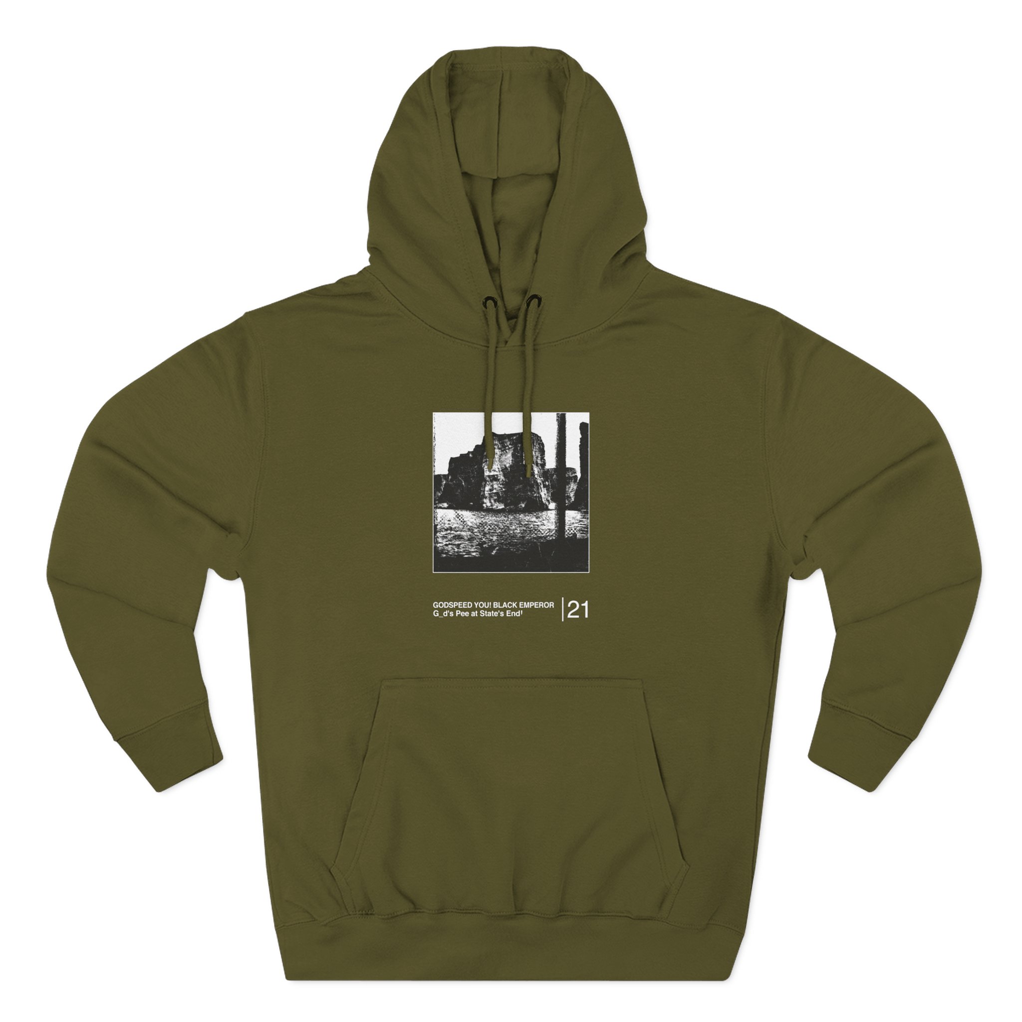 Godspeed You! Black Emperor God's Pee at State's End! Three-Panel Fleece Hoodie