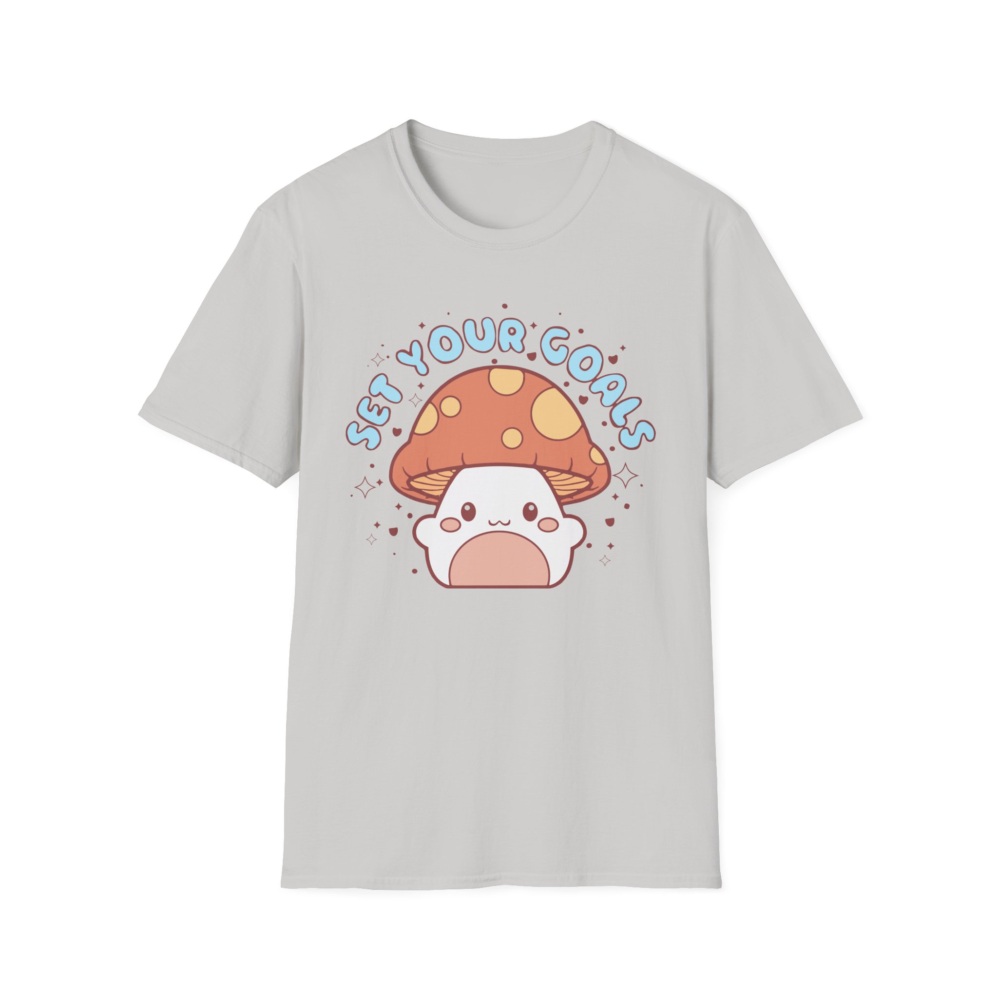 Set Your Goals Shroom Unisex Softstyle T-Shirt