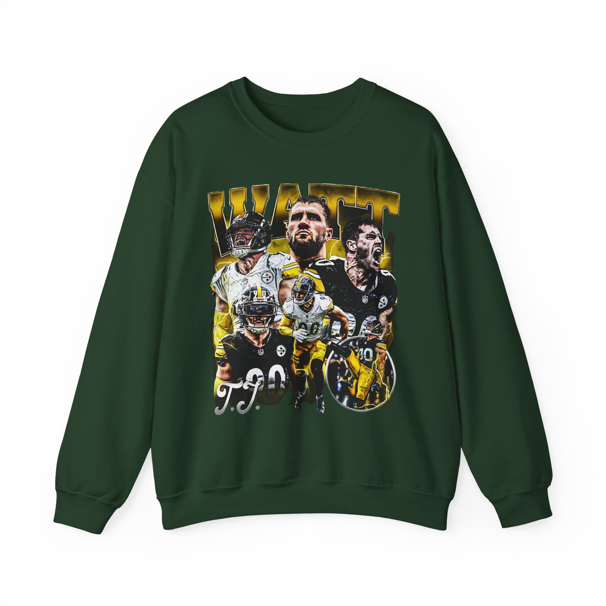 Tj Watt Unisex Heavy Blendâ„¢ Crewneck Sweatshirt