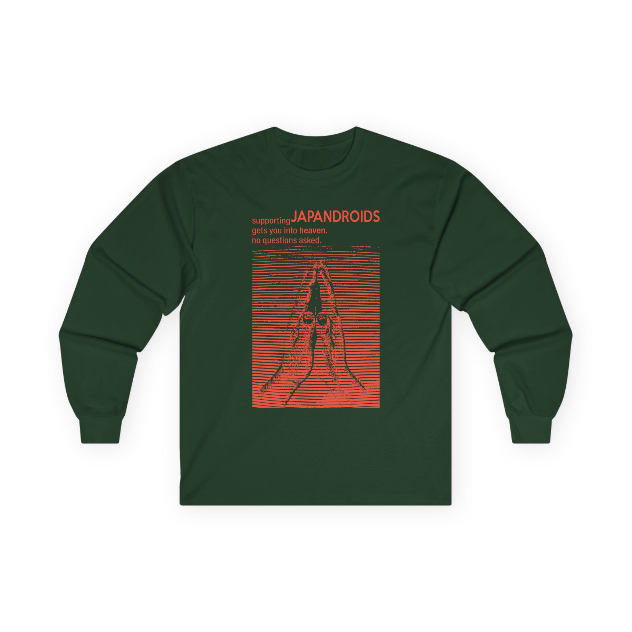 Supporting Japandroids Gets You Into Heaven No Questions Asked Unisex Ultra Cotton Long Sleeve Tee
